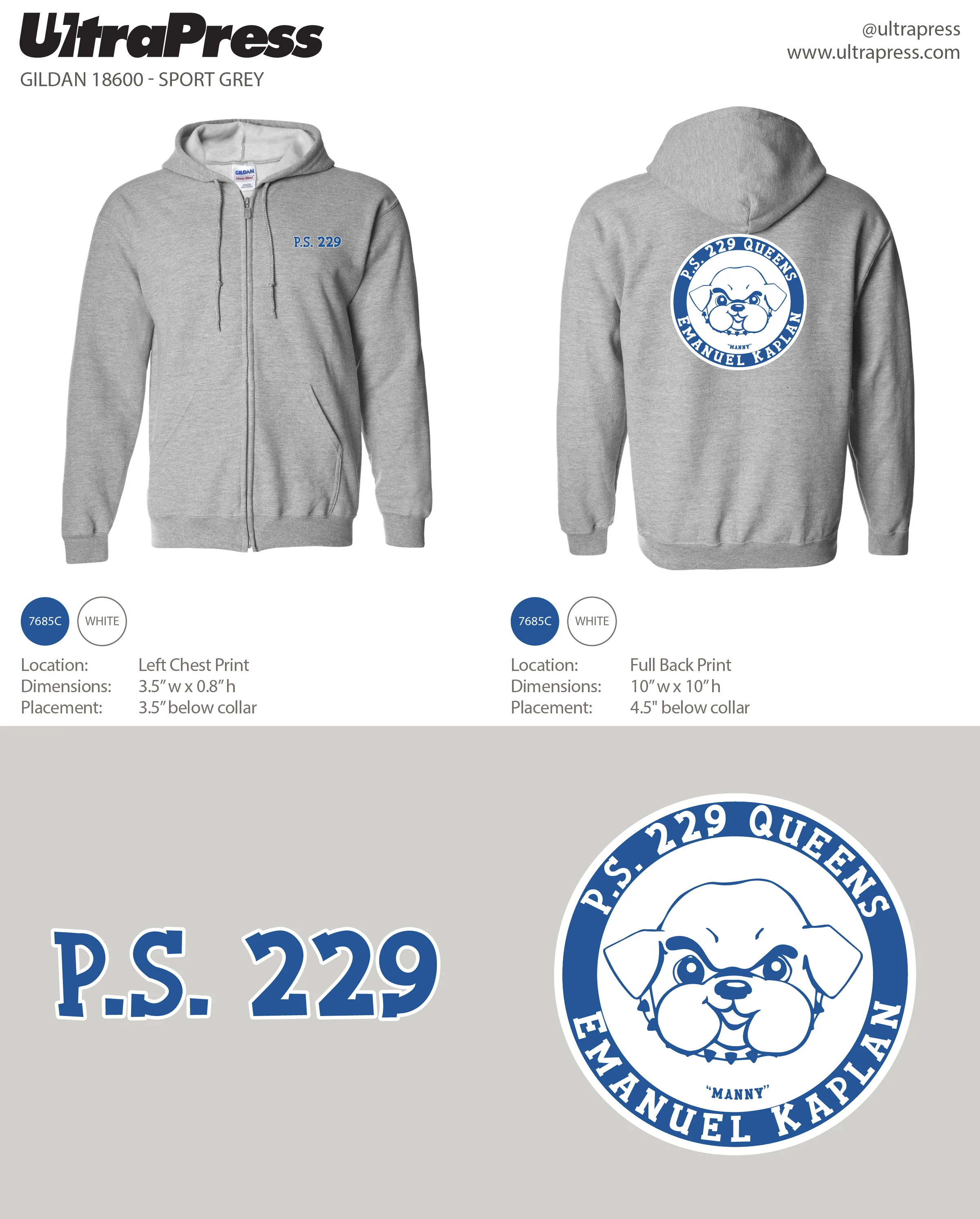 UP-SP-67230 P.S. 229 PTA Hoodies - 1000 Min Qty (BULK) - Image 3