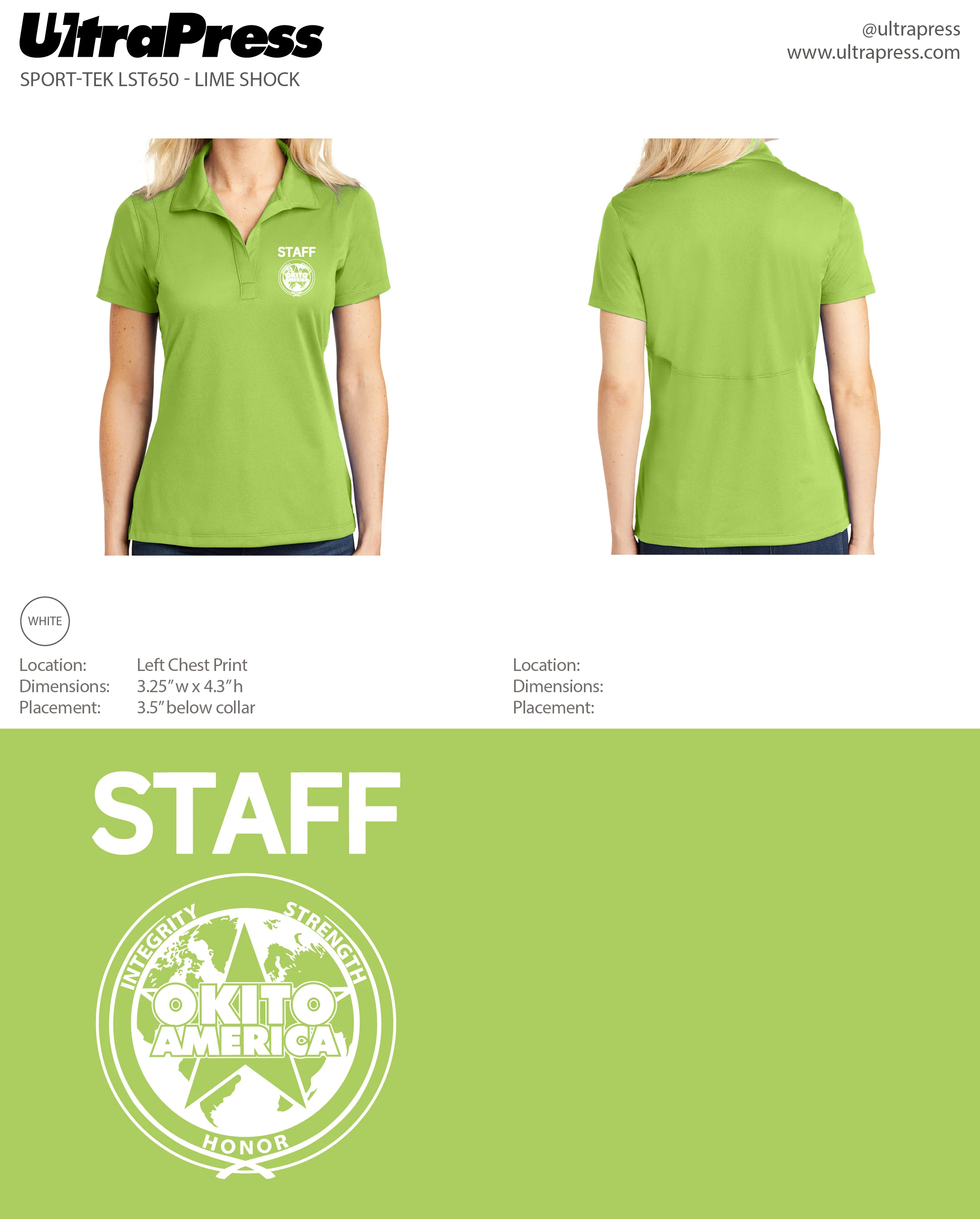 UP-SP-67276 Okito Summer Camp Adult Polos - 50 Min Qty (Bulk) - Image 2
