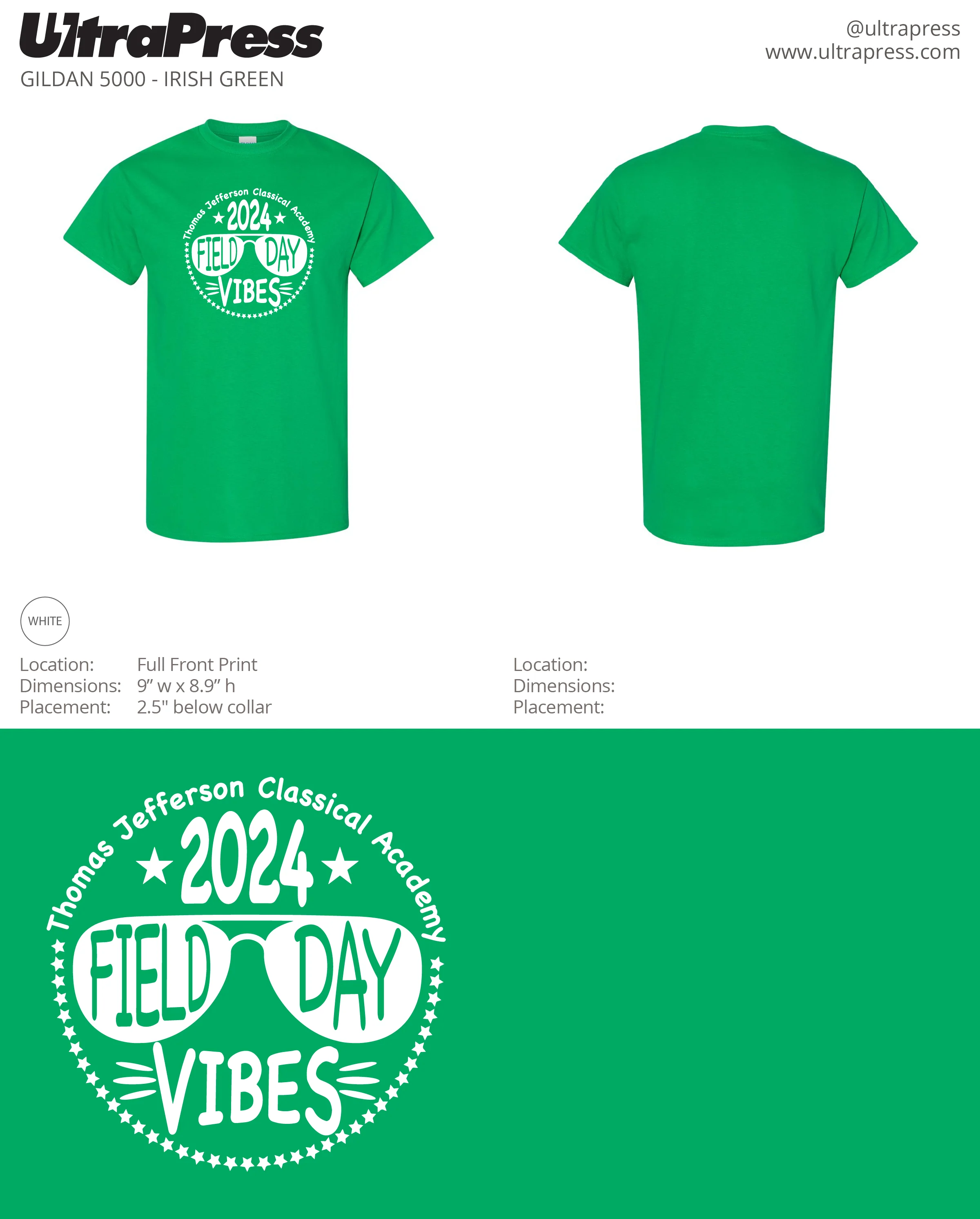 UP-SP-67296 ADULT TJ Academy Shirts - 500 Min Qty (BULK) - Image 3