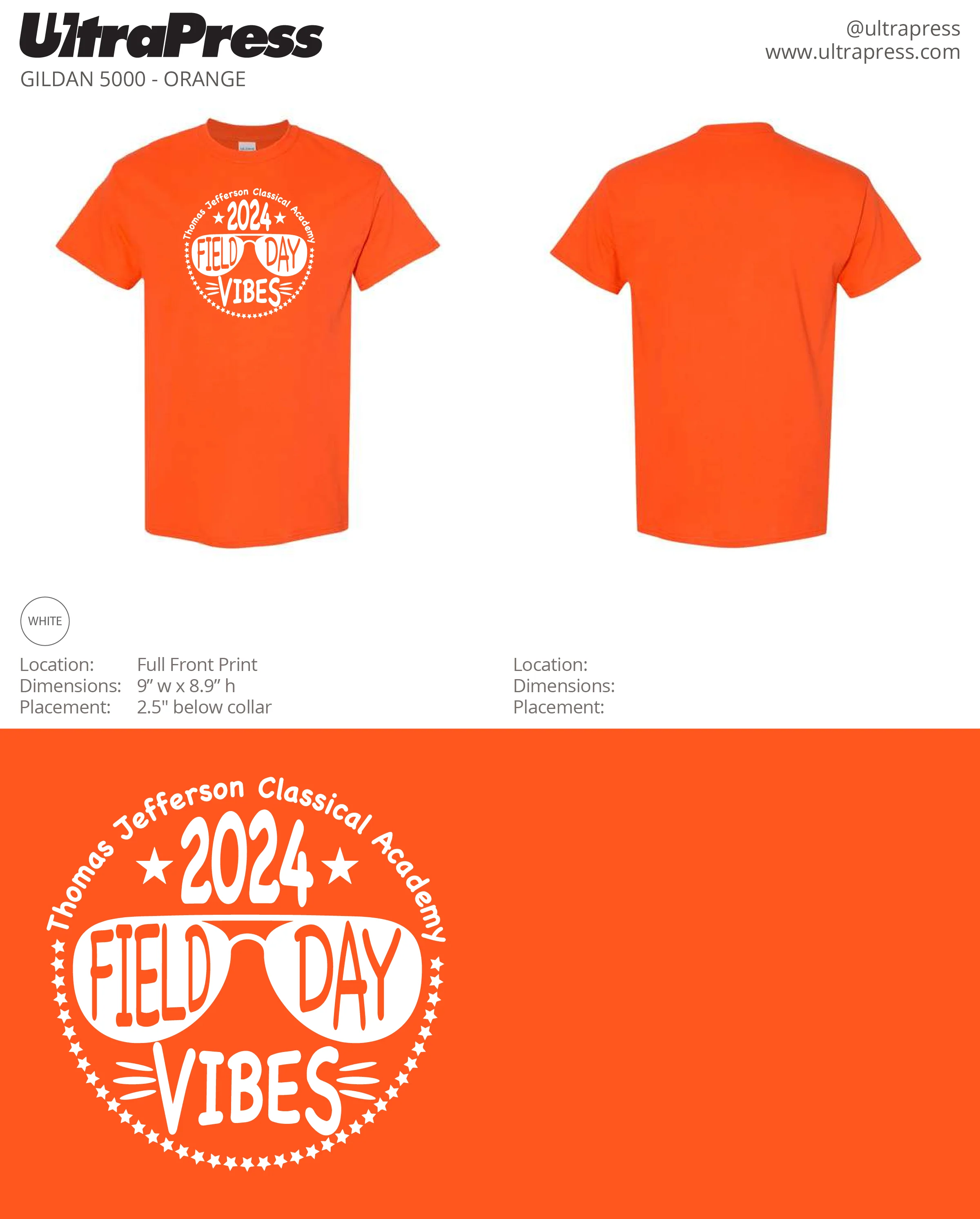 UP-SP-67296 ADULT TJ Academy Shirts - 500 Min Qty (BULK) - Image 4