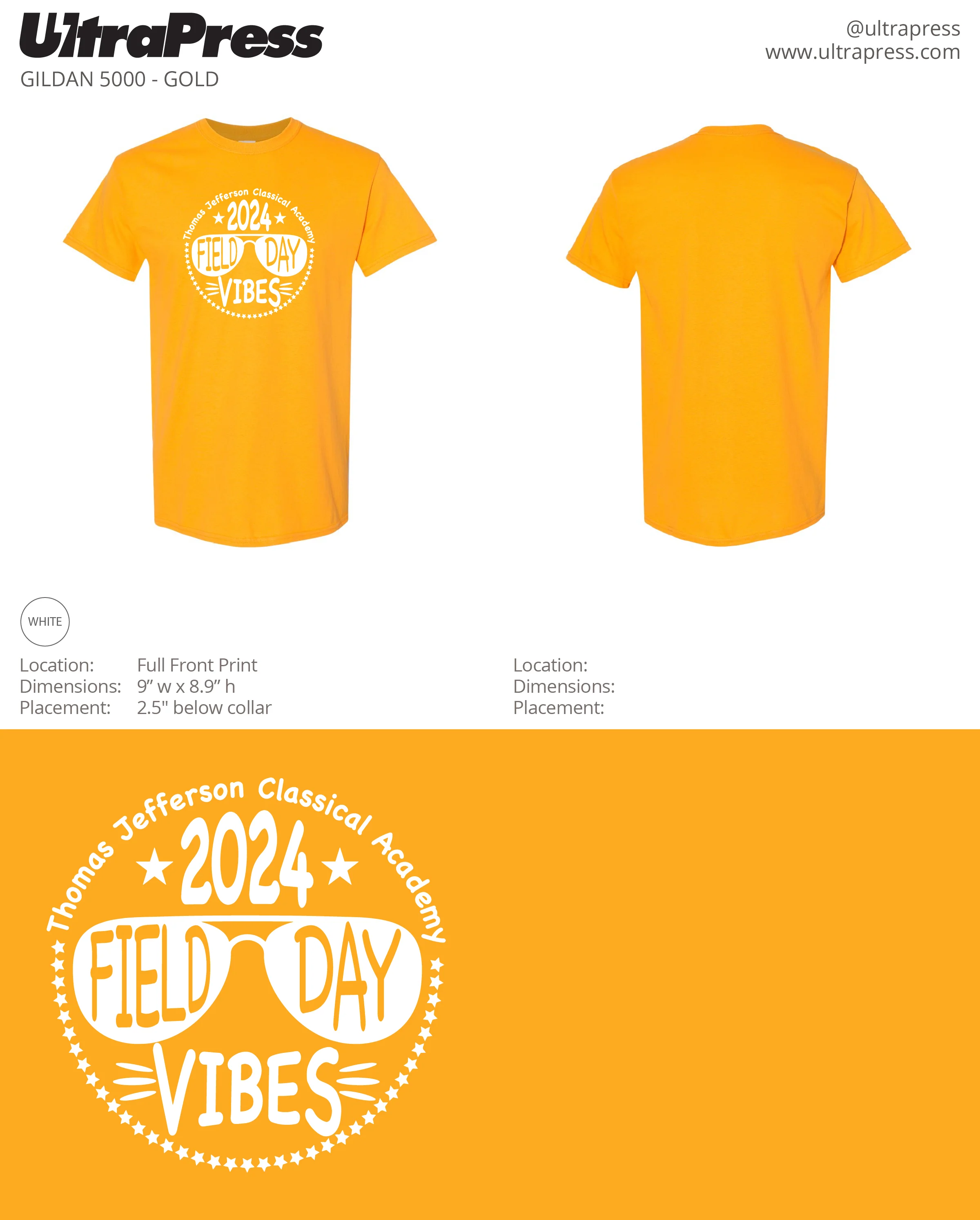 UP-SP-67296 ADULT TJ Academy Shirts - 500 Min Qty (BULK) - Image 5