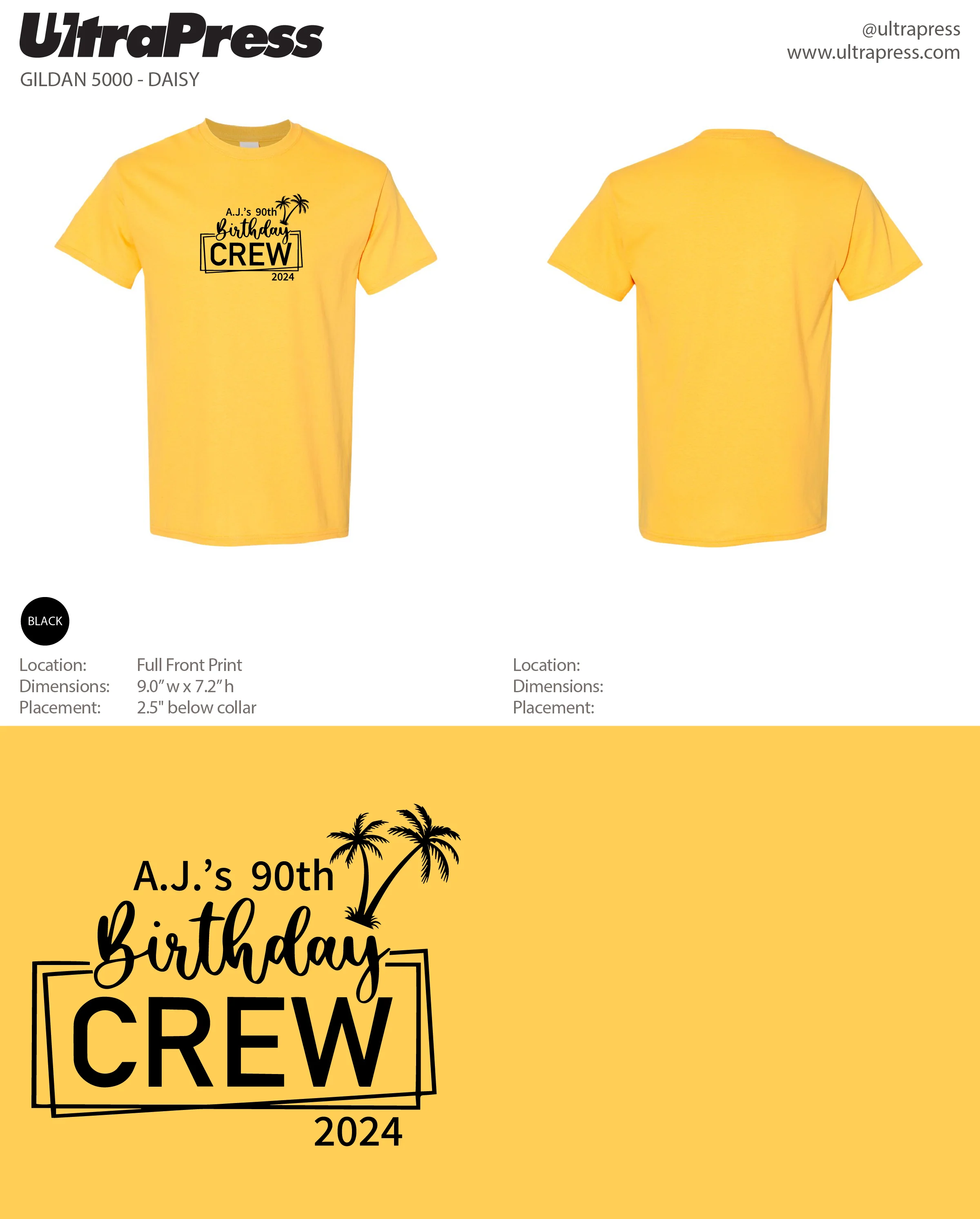 UP-SP-67417 Birthday Crew 2024 - Rhoda Smith - 24 Min Qty (BULK)