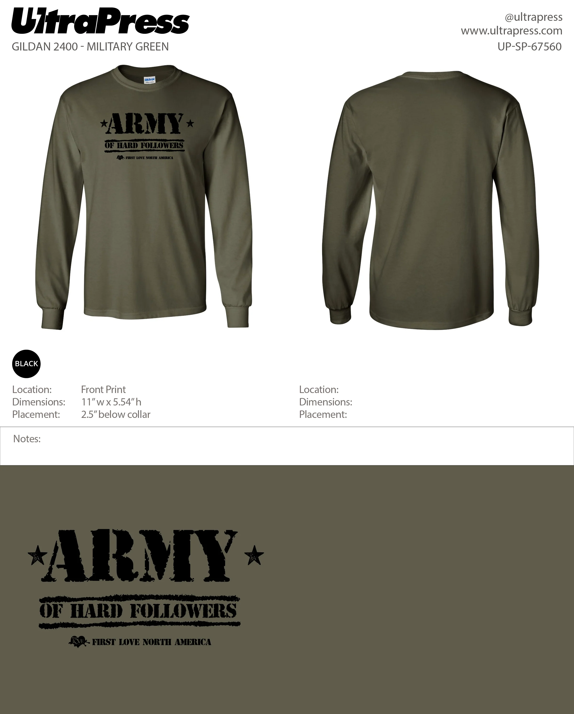 UP-SP-67560 Lighthouse International - Army - 72 Min Qty (BULK) - Image 4