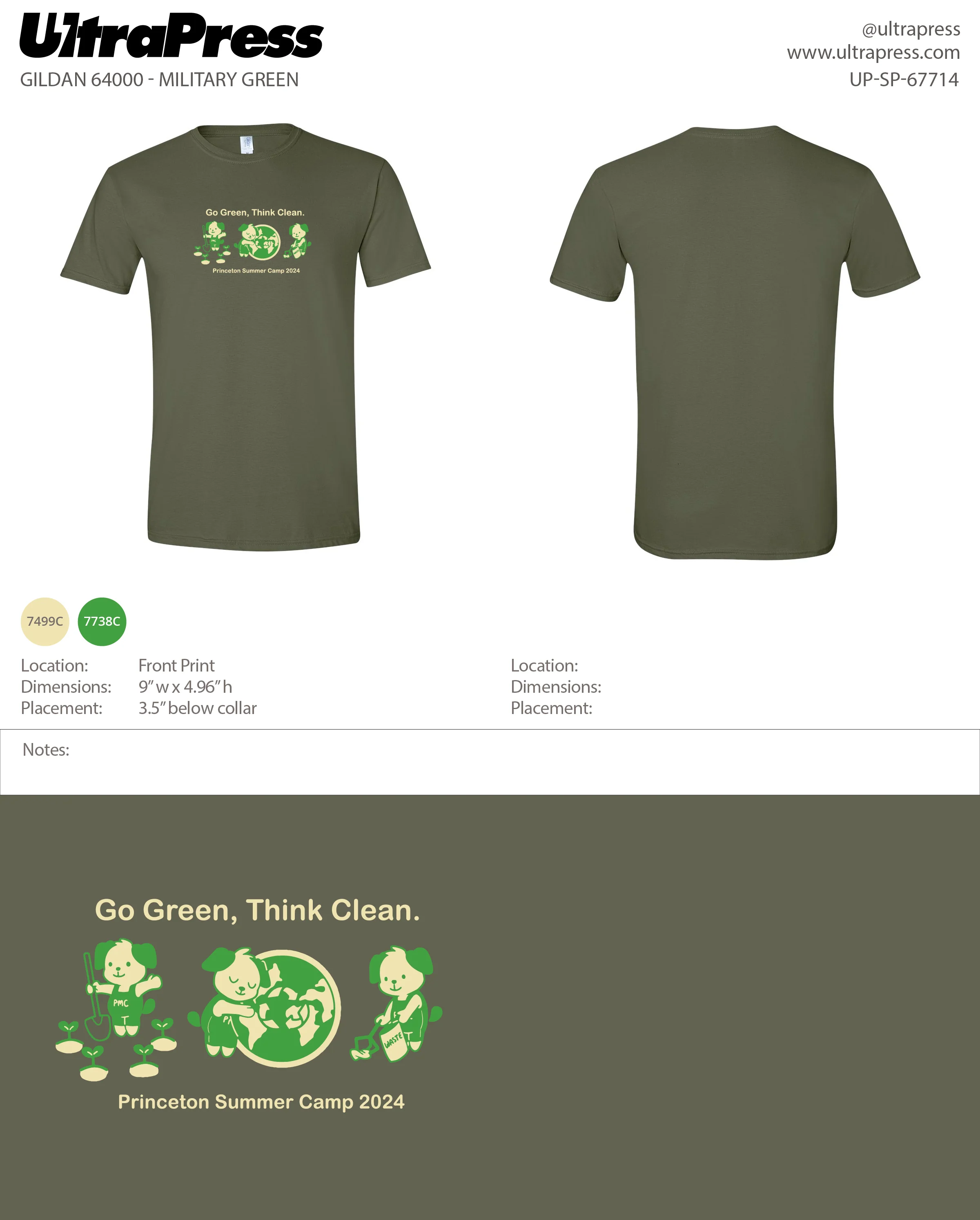 UP-SP-67714 Princeton Summer Camp 2024 100 Min Qty (Bulk) - Image 2