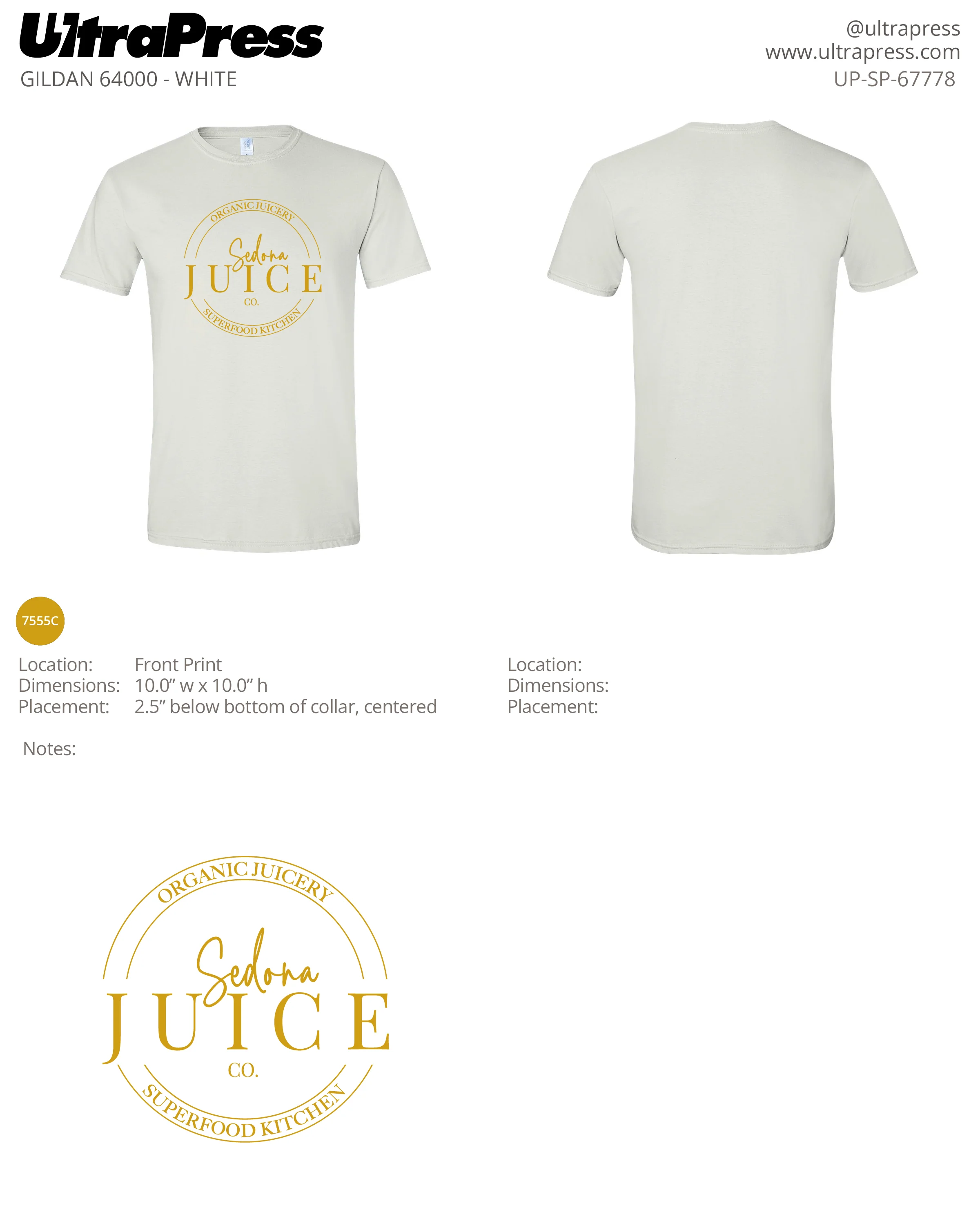 UP-SP-67778 Sedona Juice - Joe Markham 100-Piece Package (Bulk) - Image 2