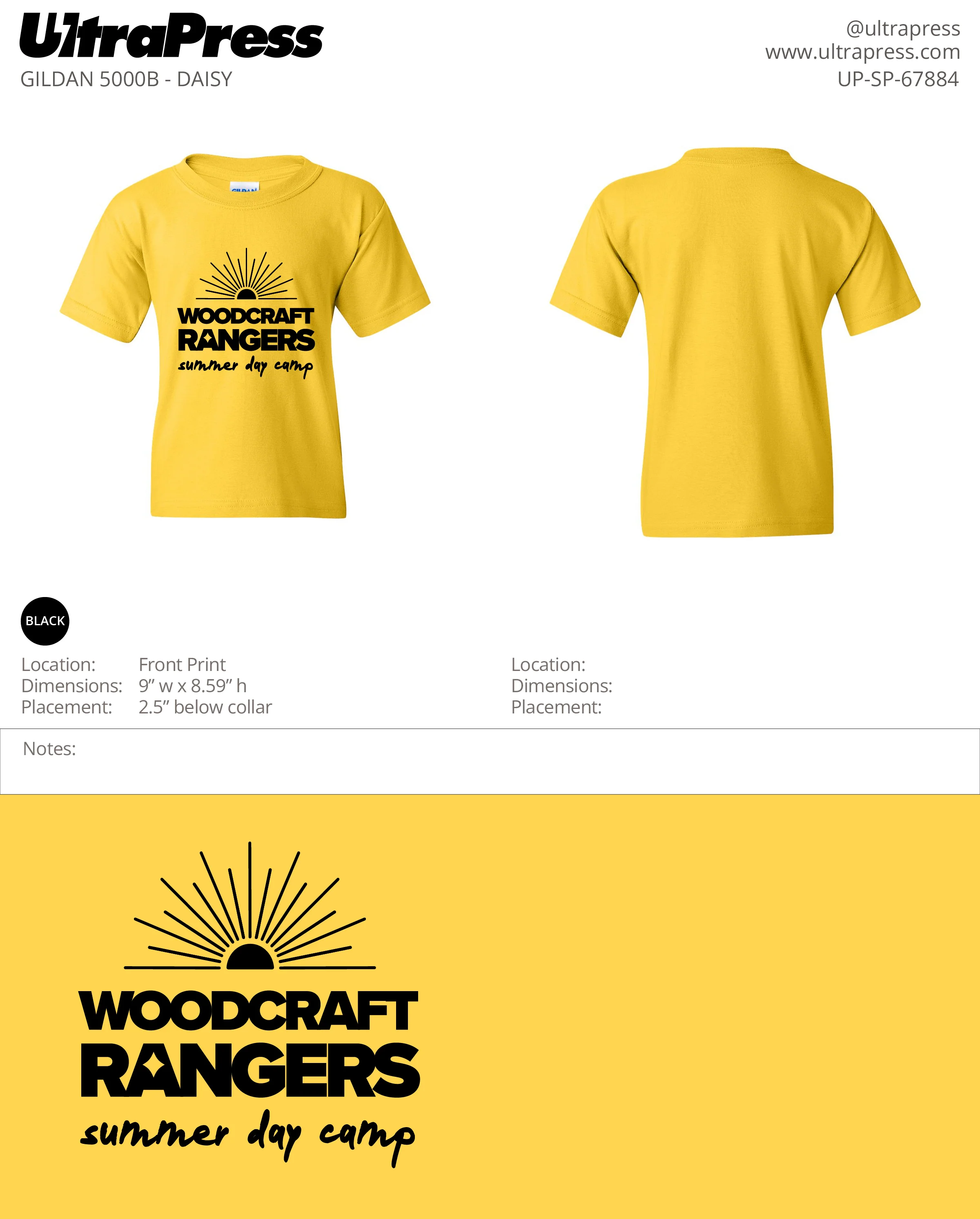UP-SP-67884 Woodcraft Rangers Summer Day Camp 2024 - 5000 Min Qty (Bulk) - Image 2