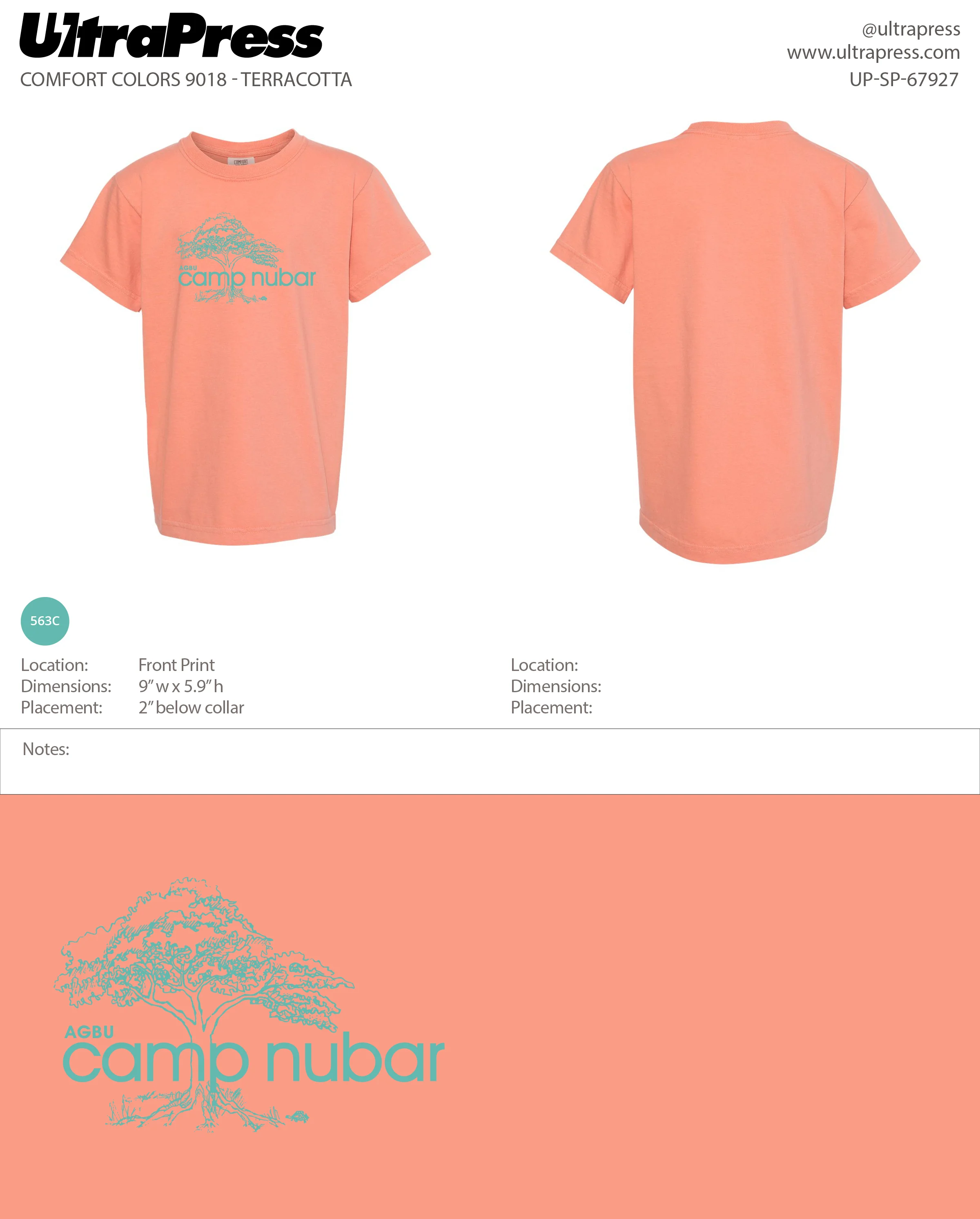 UP-SP-67923 Camp Nubar 2024 Camper Shirt- Alexis Krolian 288 Min Qty (Bulk) - Image 2