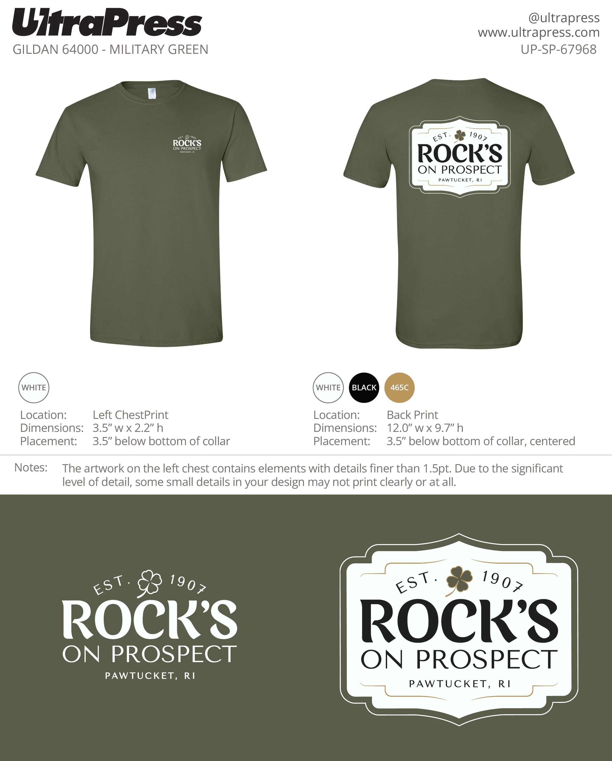 UP-SP-67968 - Paul Cabana T-Shirt 100 Min Qty (Bulk) - Image 2