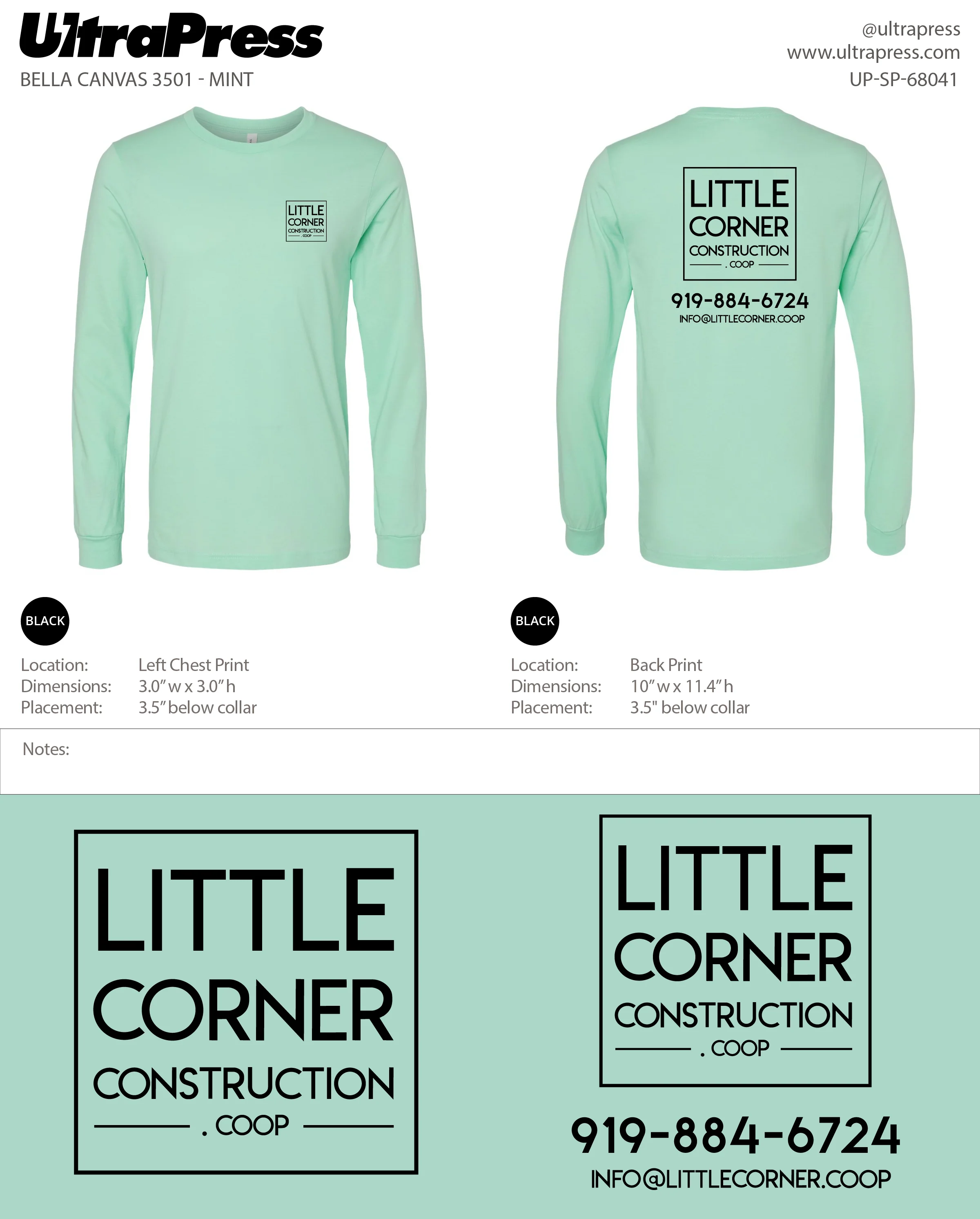 UP-SP-68041 Little Corner Construction (Black Ink) - Jasmin 24 Min Qty (Bulk) - Image 2