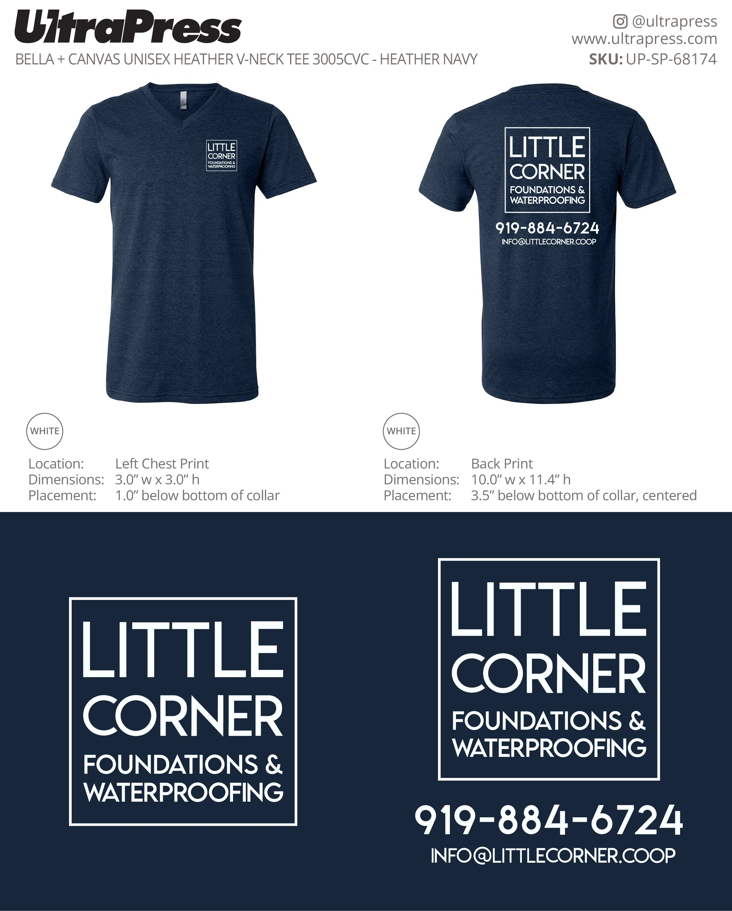UP-SP-68174 Little Corner Foundations & Waterproofing (White Ink) 24 Min Qty (Bulk) - Image 2