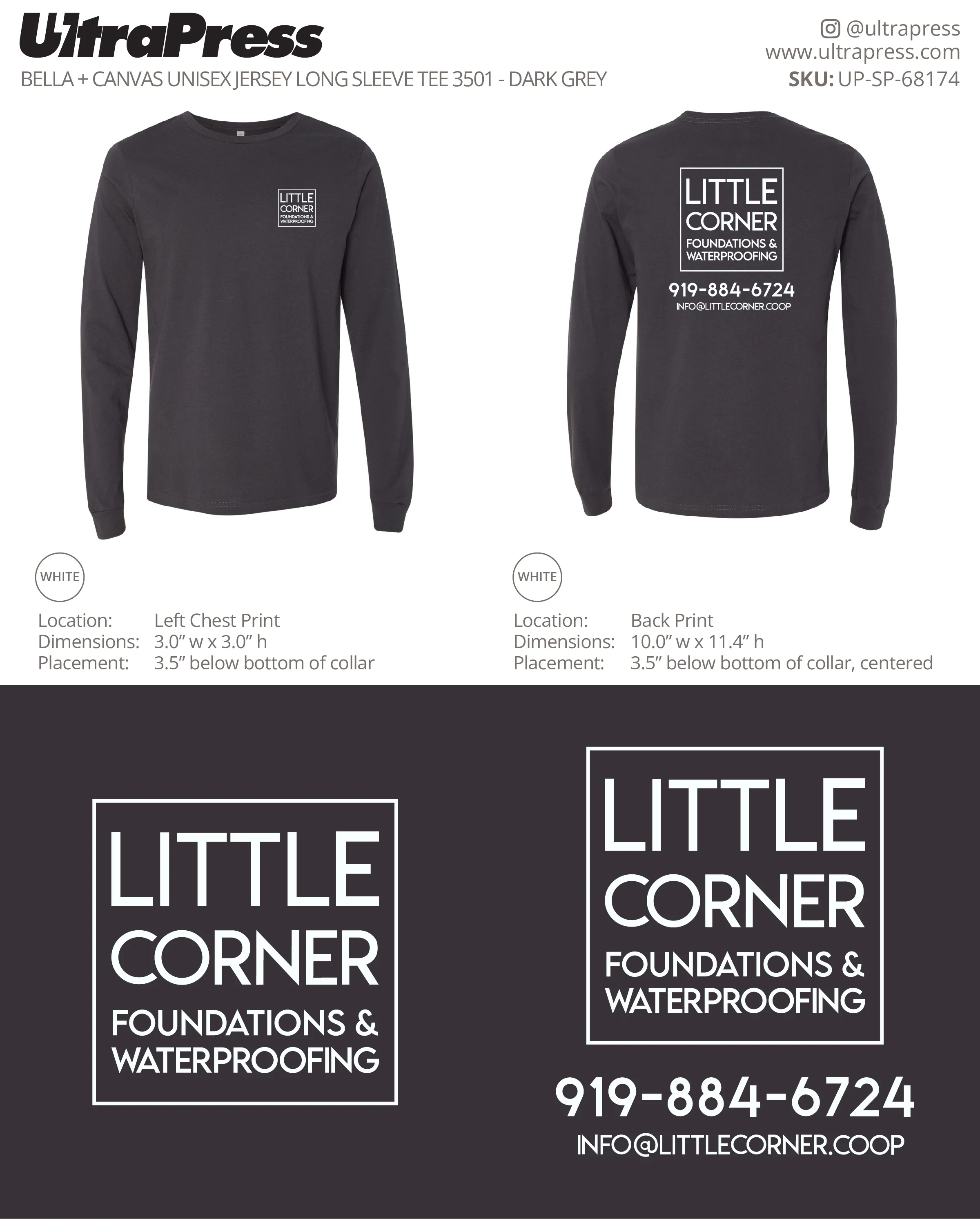 UP-SP-68174 Little Corner Foundations & Waterproofing (White Ink) 24 Min Qty (Bulk) - Image 5