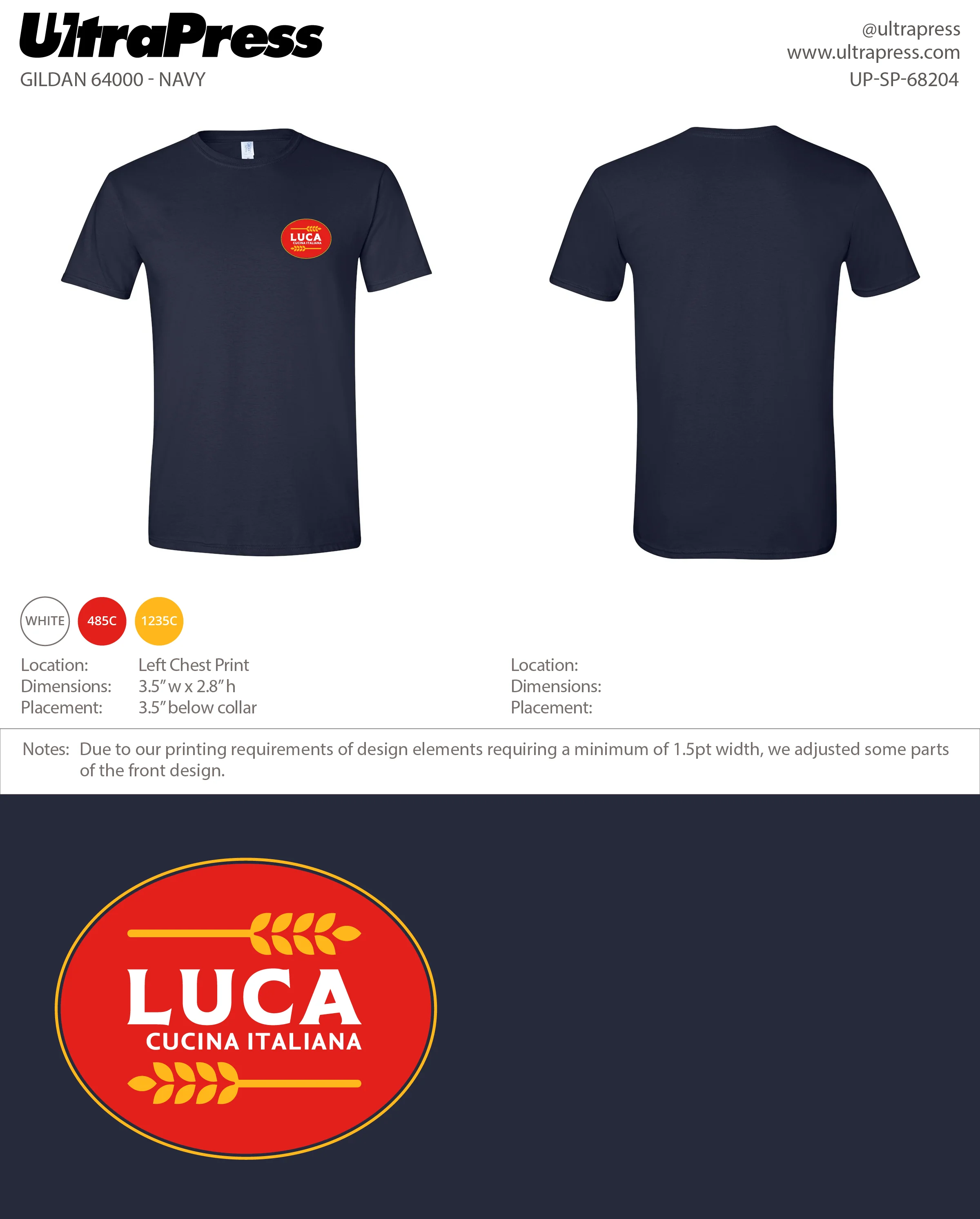 UP-SP-68204 Ugo Rocci 100 Min Qty (Bulk) - Image 2