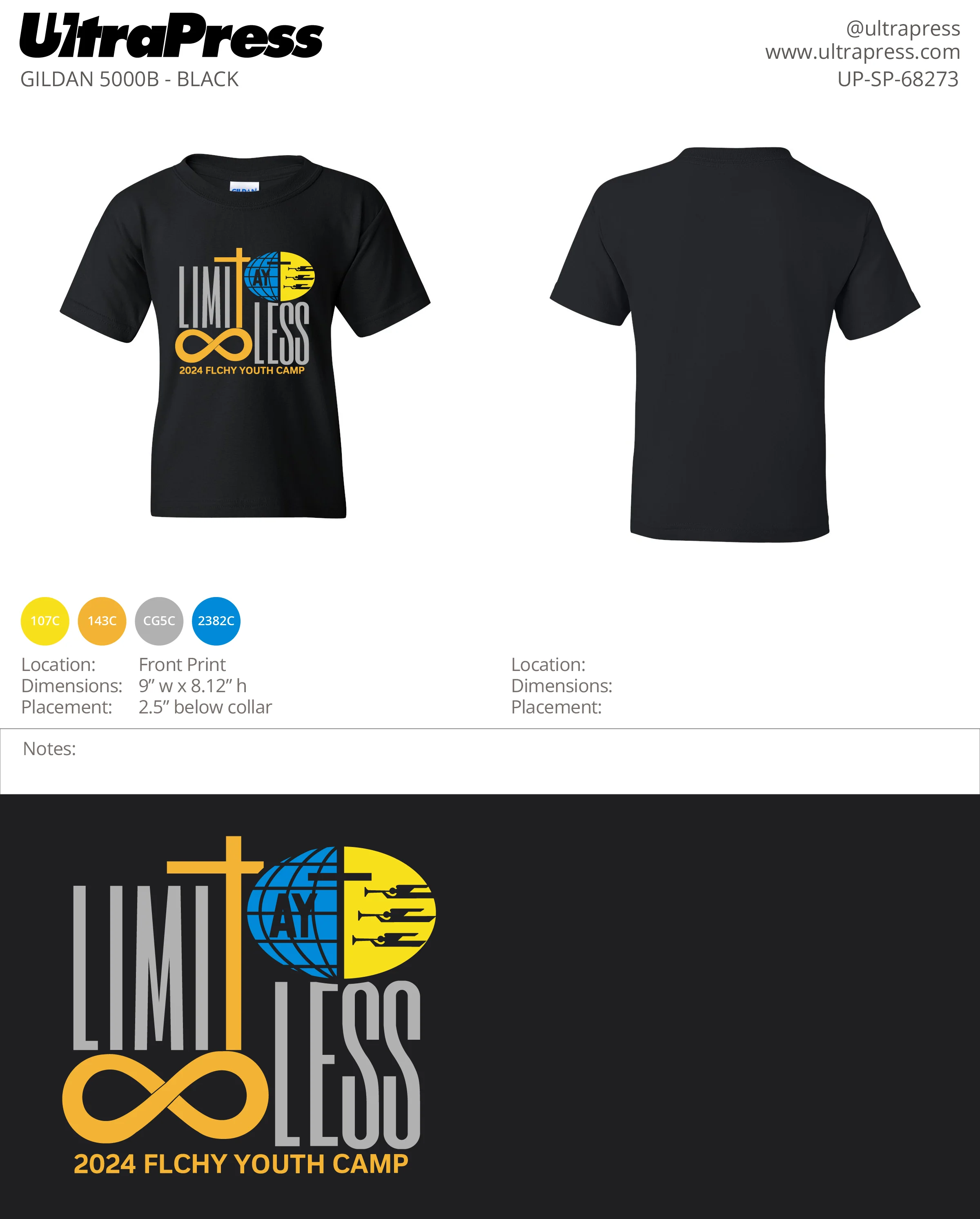 UP-SP-68273 Limitless Flchy Youth Camp - Edith Jean - 500 Min Qty (Bulk) - Image 2