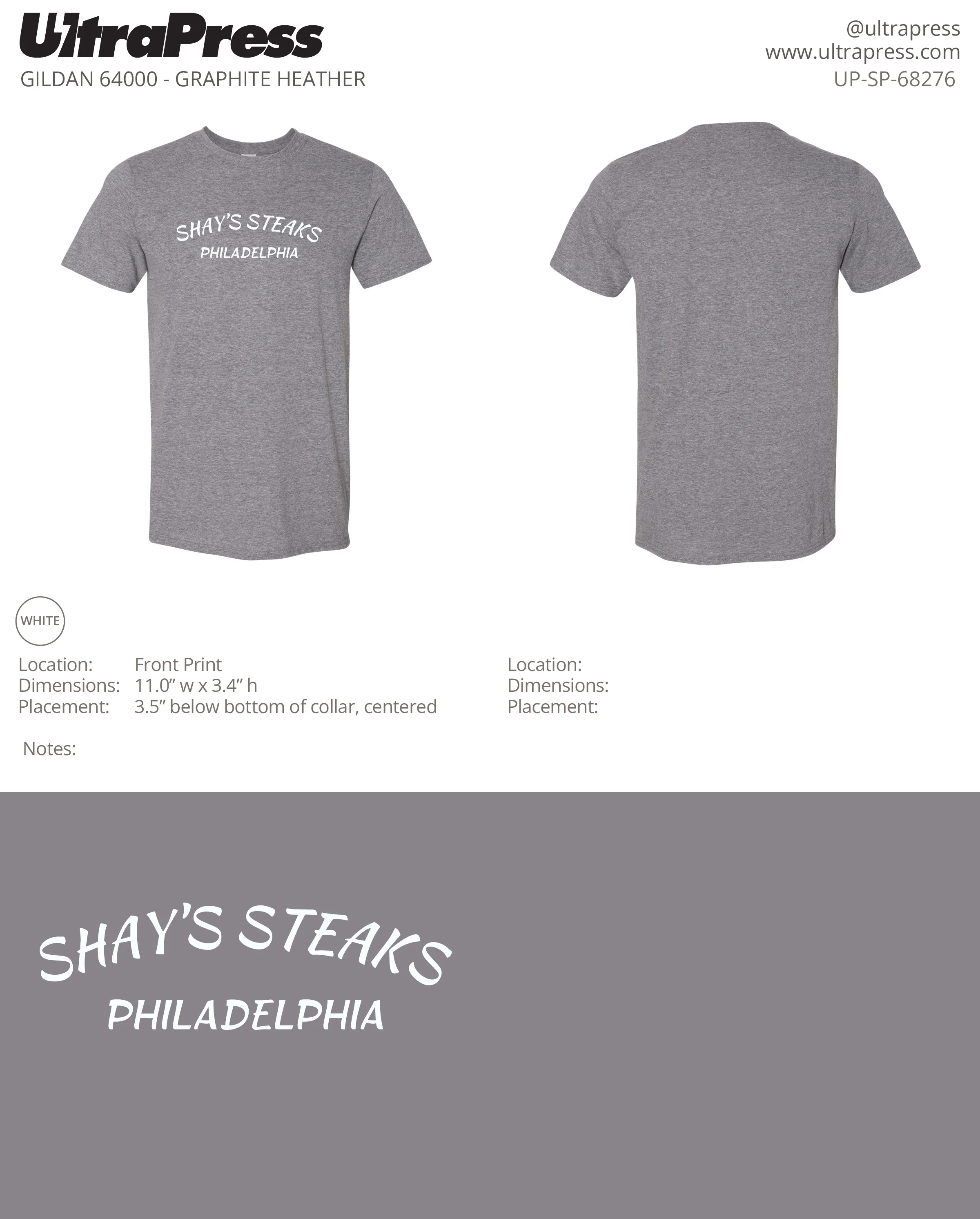 UP-SP-68276 Shay's Philadelphia - Scott Diclaudio 100 Min Qty (Bulk) - Image 3