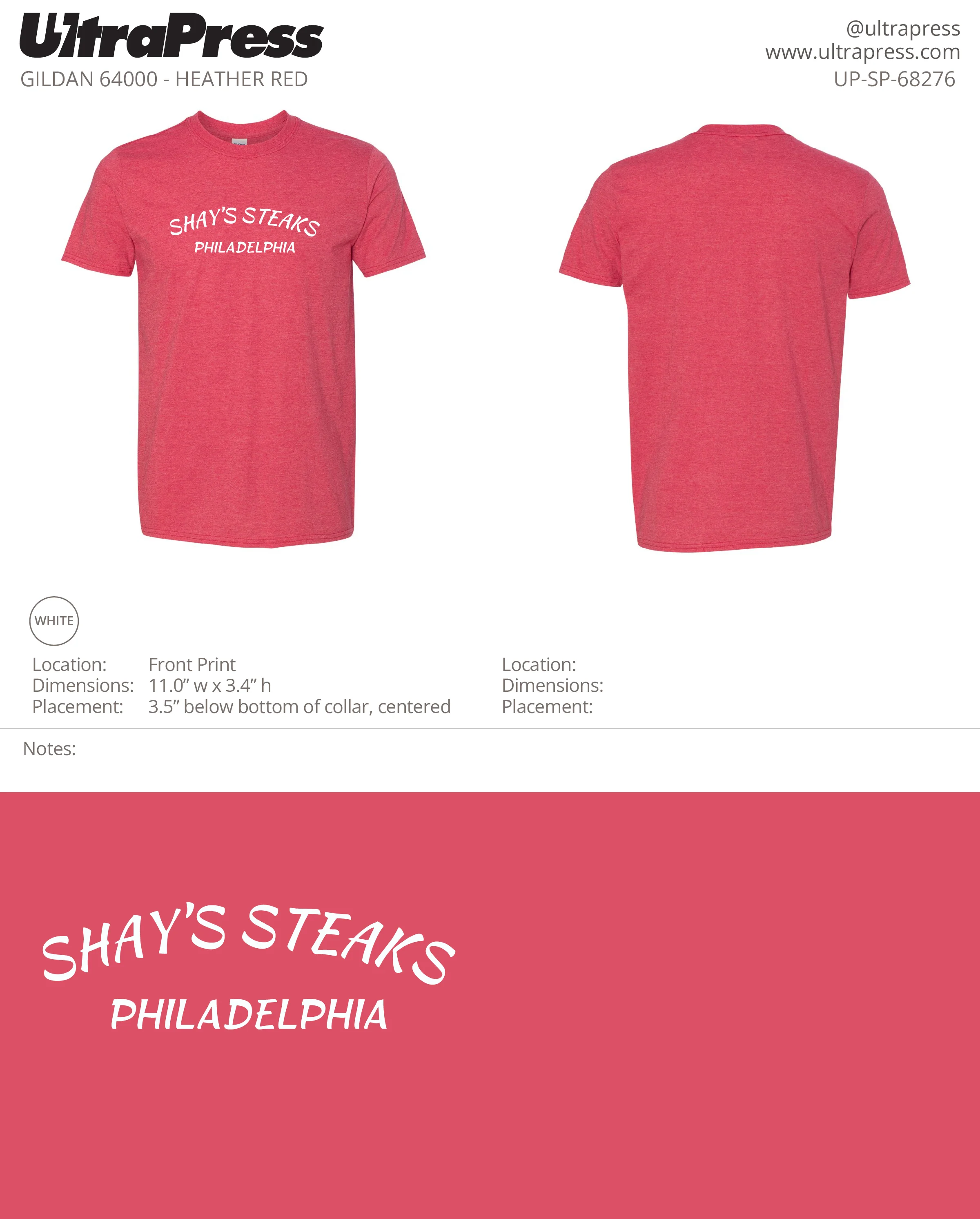 UP-SP-68276 Shay's Philadelphia - Scott Diclaudio 100 Min Qty (Bulk) - Image 6