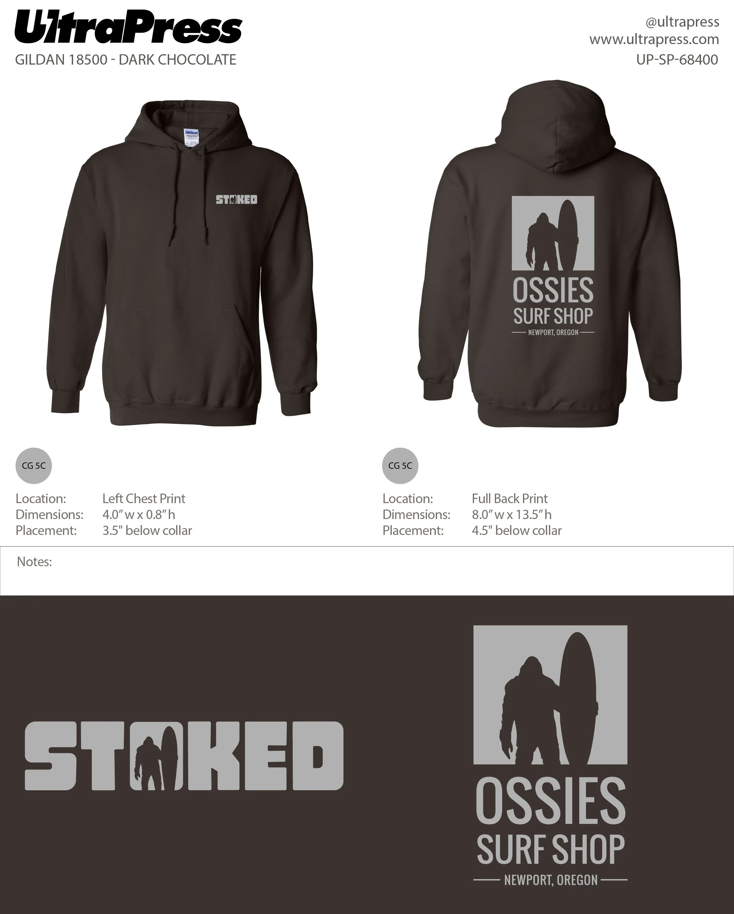 UP-SP-68400 Stoked Ossies Surf Shop - Daniel Hasselschwert 50 Min Qty (Bulk) - Image 3