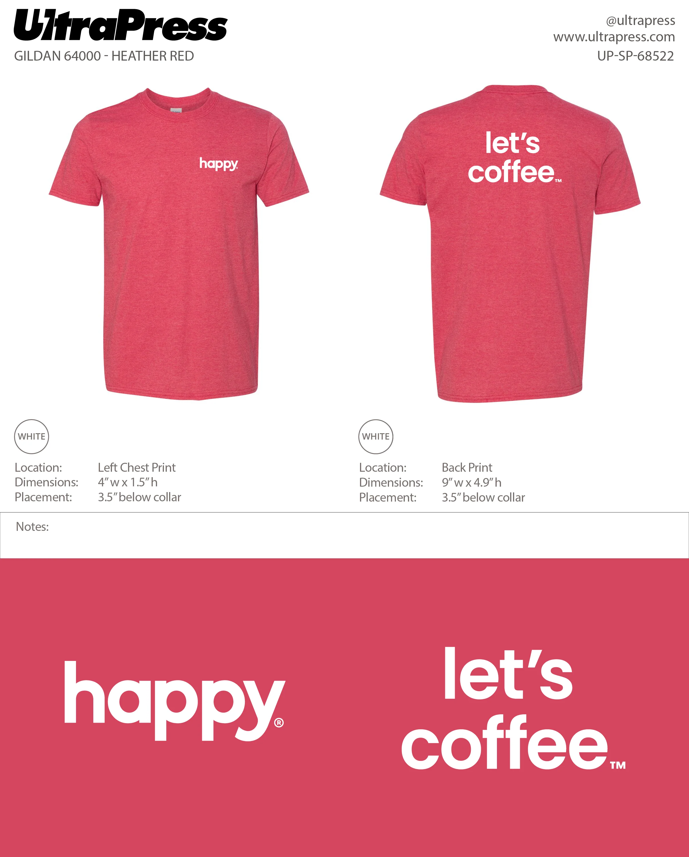 UP-SP-68522 Happy Let's Coffee - Craig Dubitsky 100 Pieces Package (Bulk) - Image 2