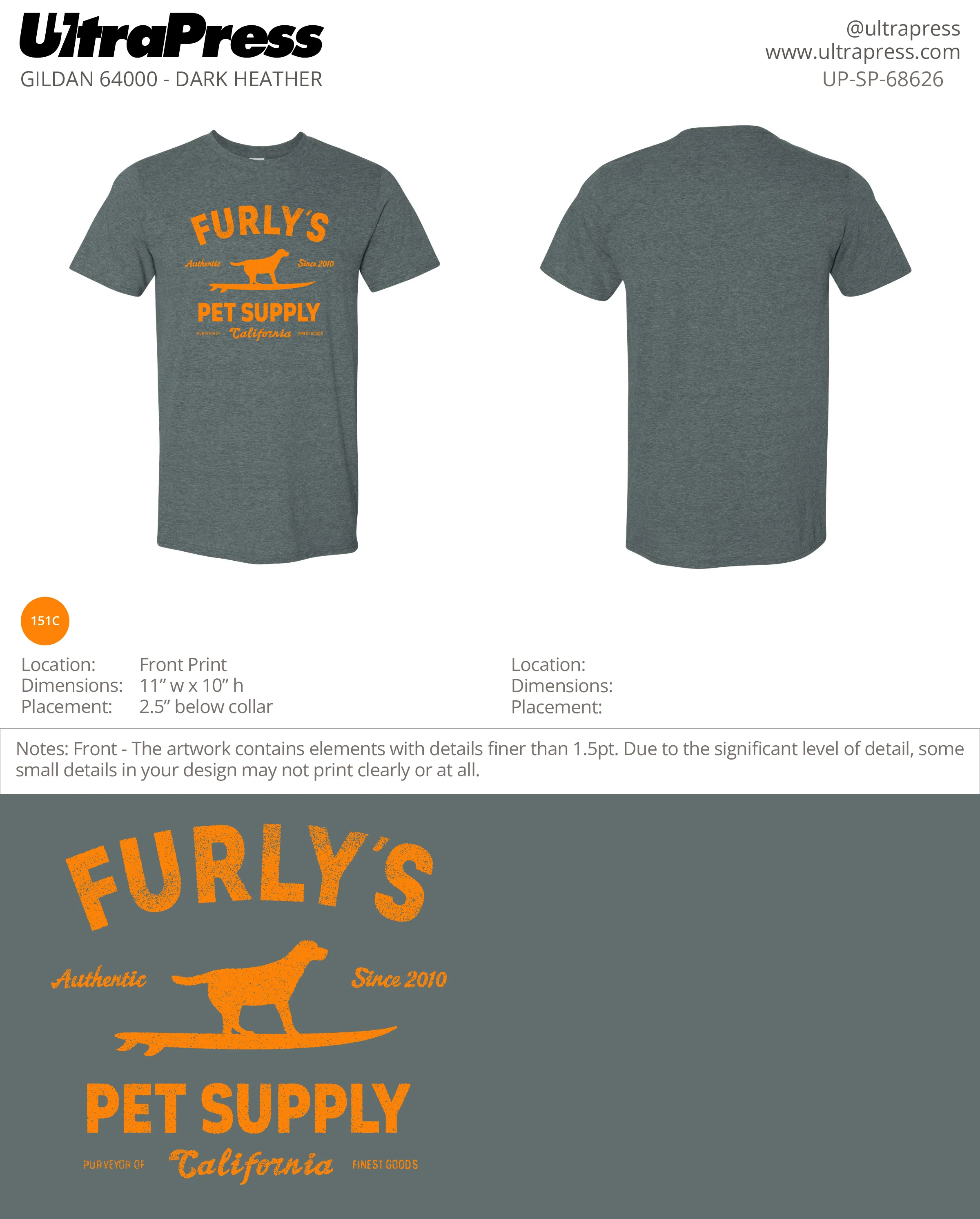 UP-SP-68626 Furly’s Pet Supply - Geoff Schroer 100 Min Qty (Bulk)