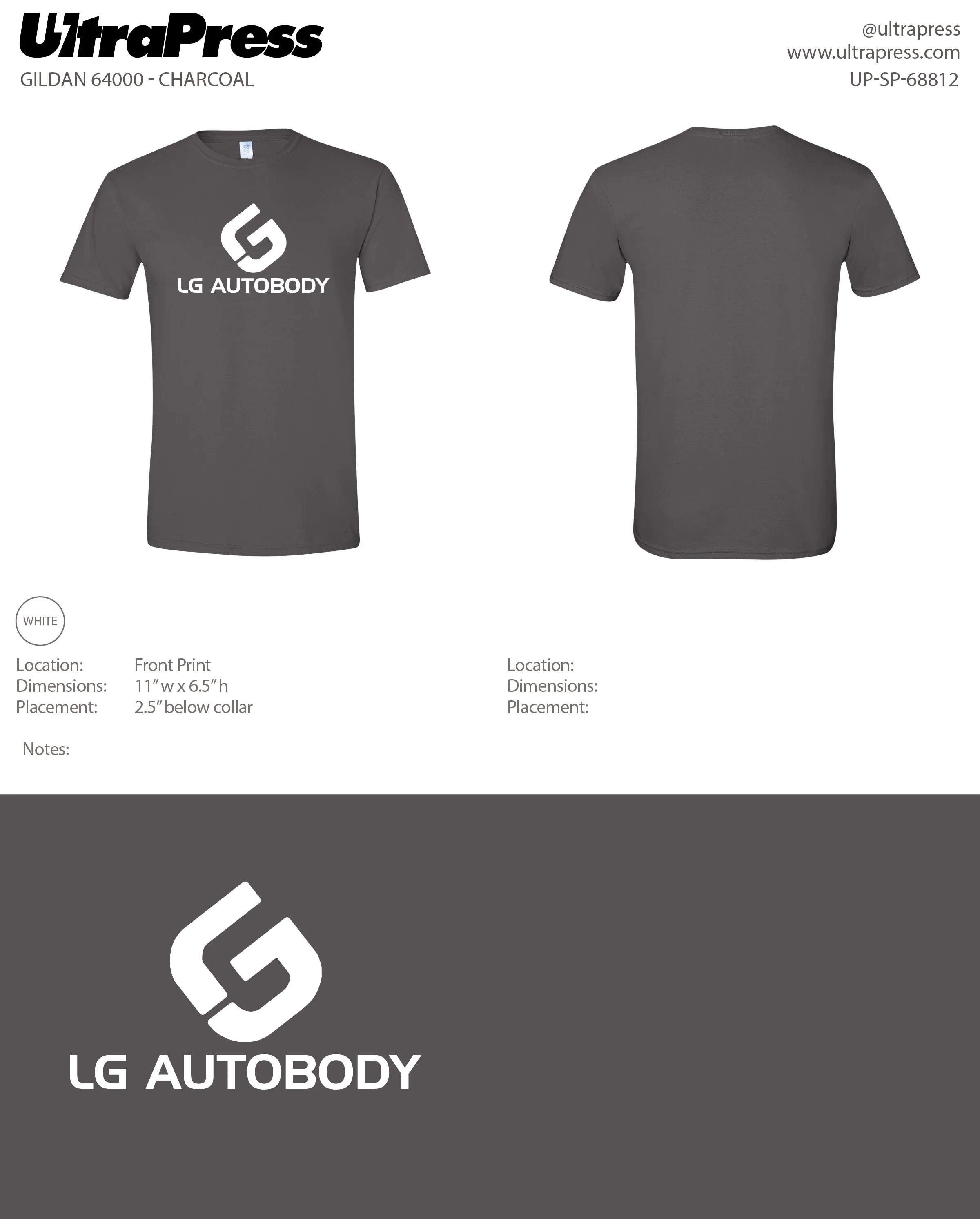 UP-SP-68812 LG Autobody - Melissa Parks 100 Min Qty (Bulk) - Image 2