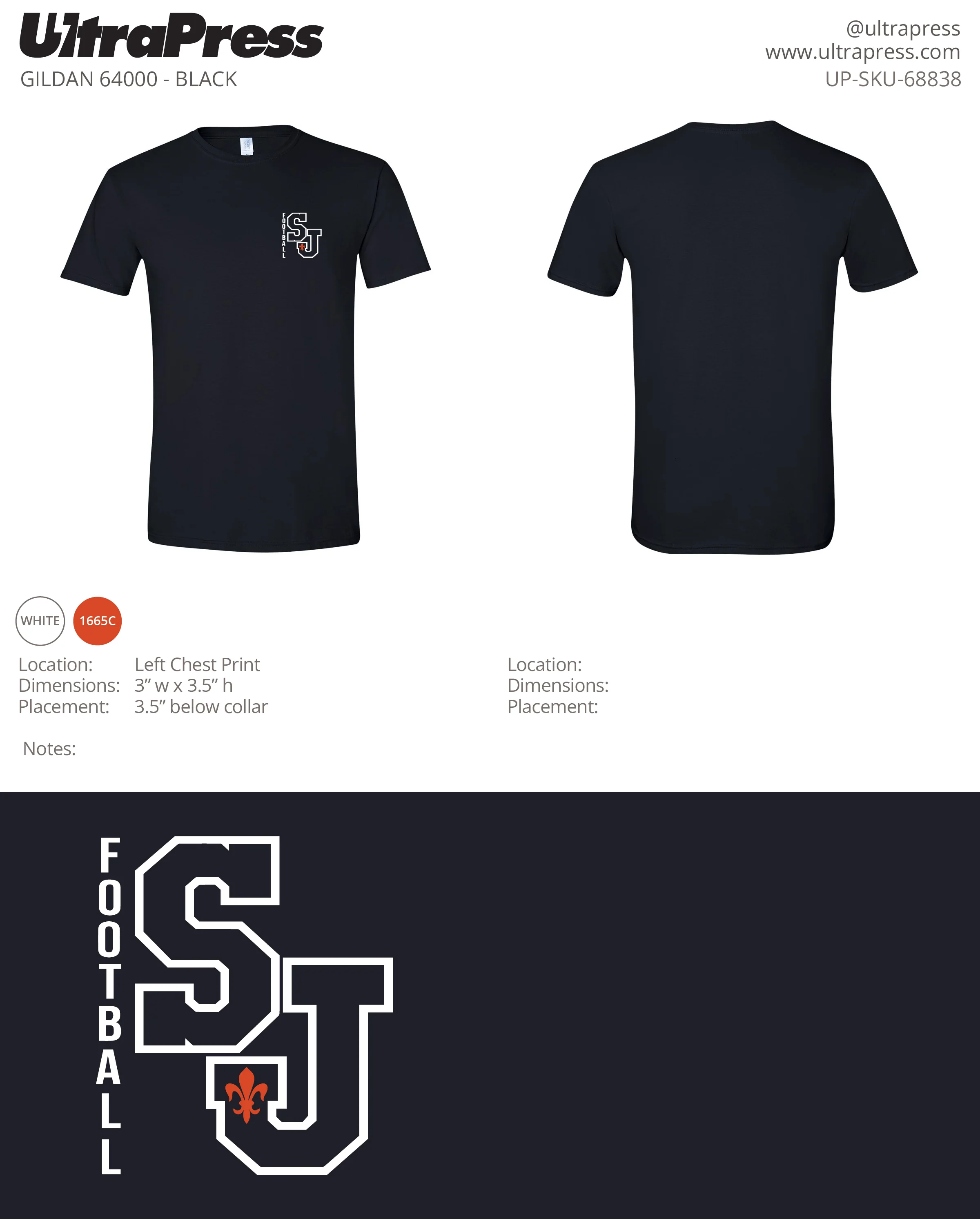 UP-SP-68838 SJ Football Parents Shirt - July 2024 - Tim Loya (Bulk RUSH - 100 Min Qty) - Image 3