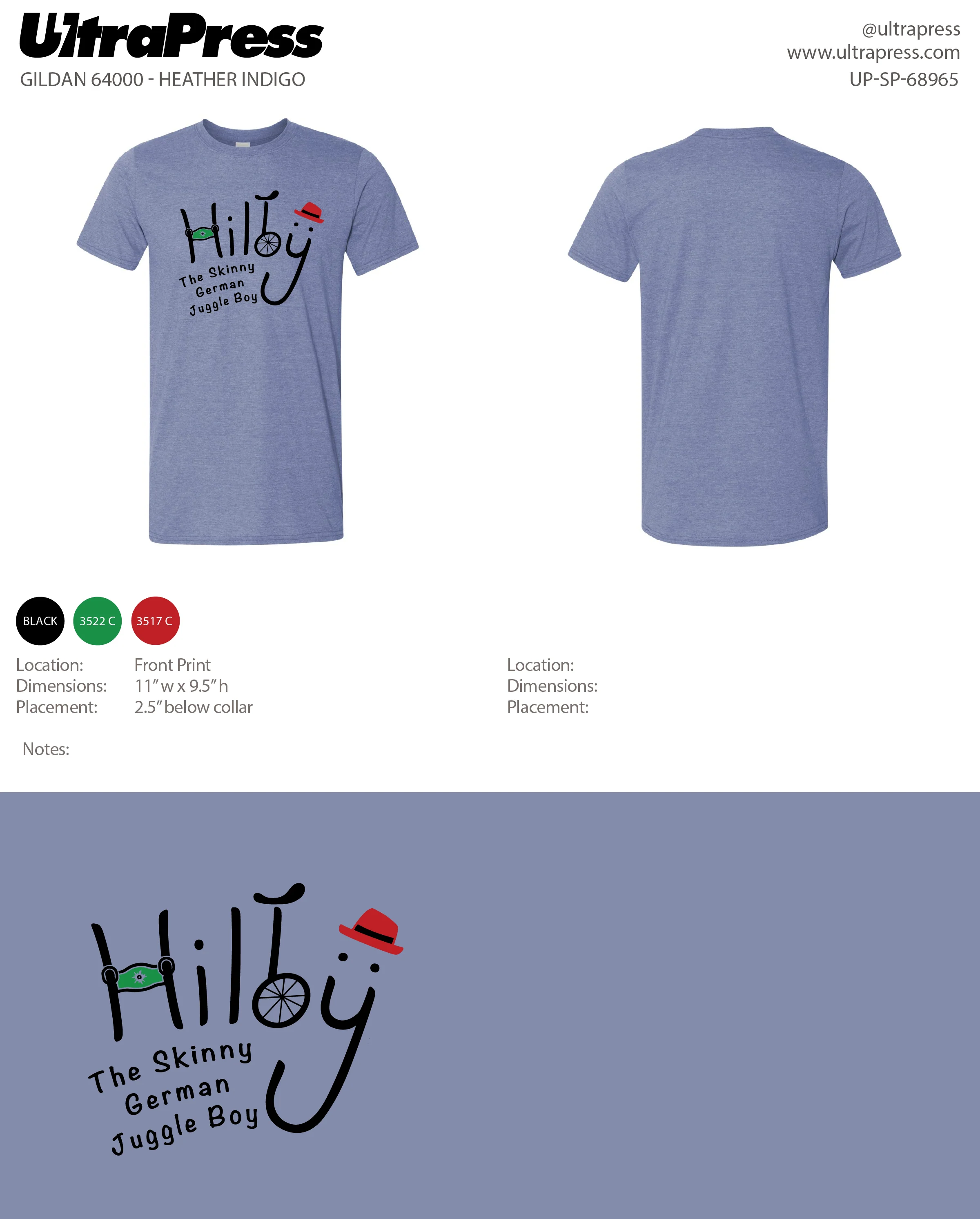 UP-SP-68965 Hilby - Michael Hilby 100 Min Qty (Bulk) - Image 2