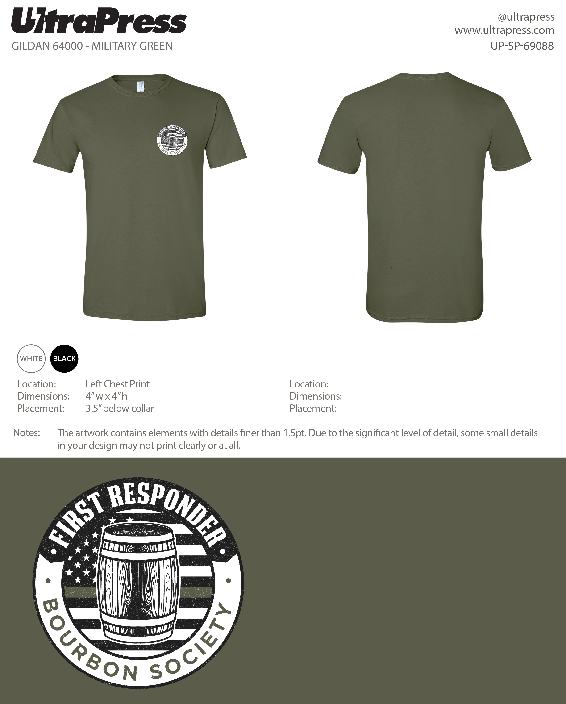 UP-SP-69088 First Responder - Mike Cipro 100 Min Qty (Bulk)