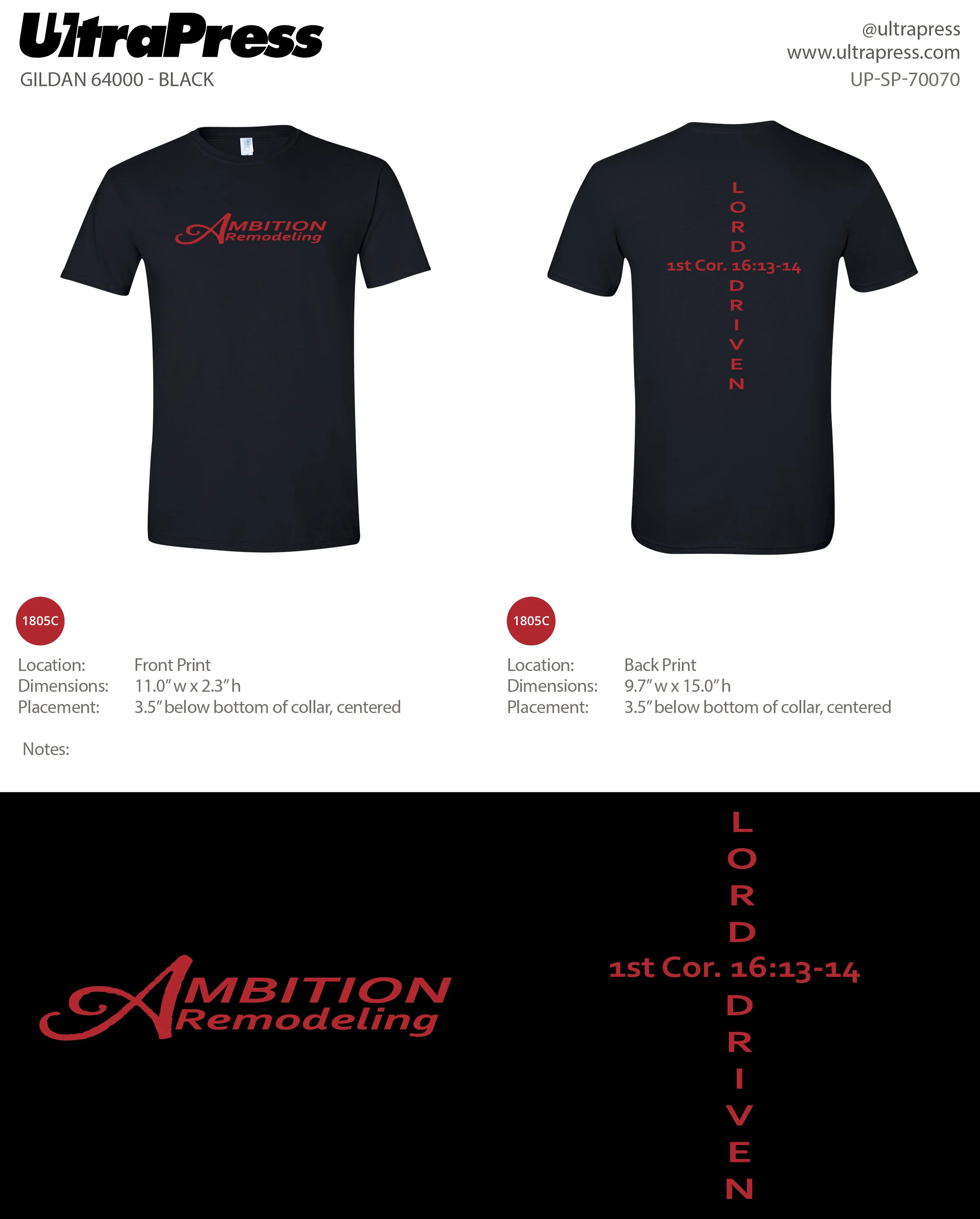 UP-SP-70070 Ambition Remodeling - Carmelo Rodello 24 Min Qty (Bulk)