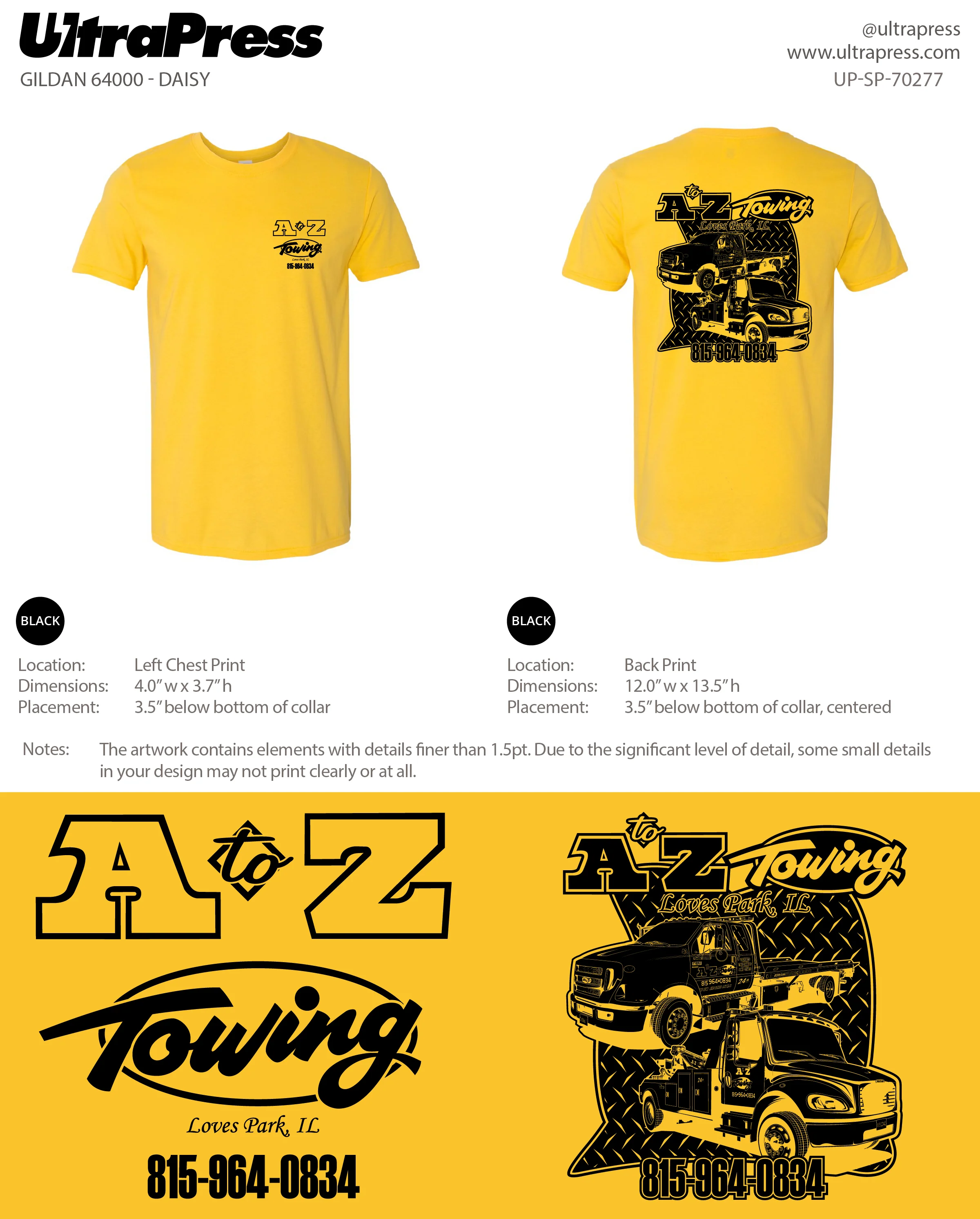 UP-SP-70277 A to Z Towing - Laura Wishard 100 Min Qty (Bulk) - Image 3
