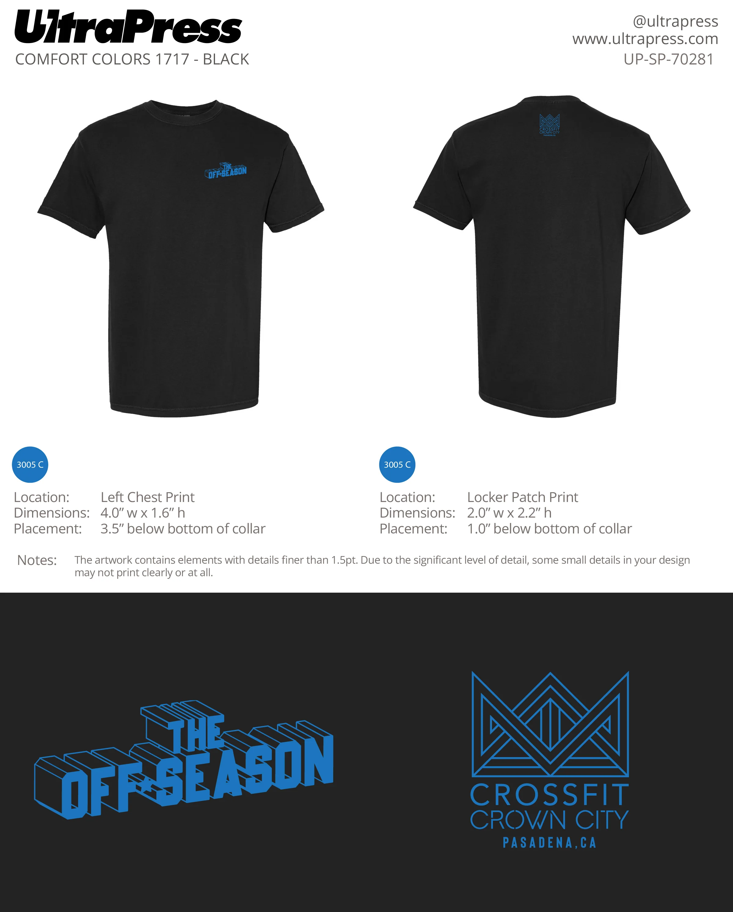 UP-SP-70281 Crossfit Crown City - Adam Ridley 24 Min Qty (Bulk)