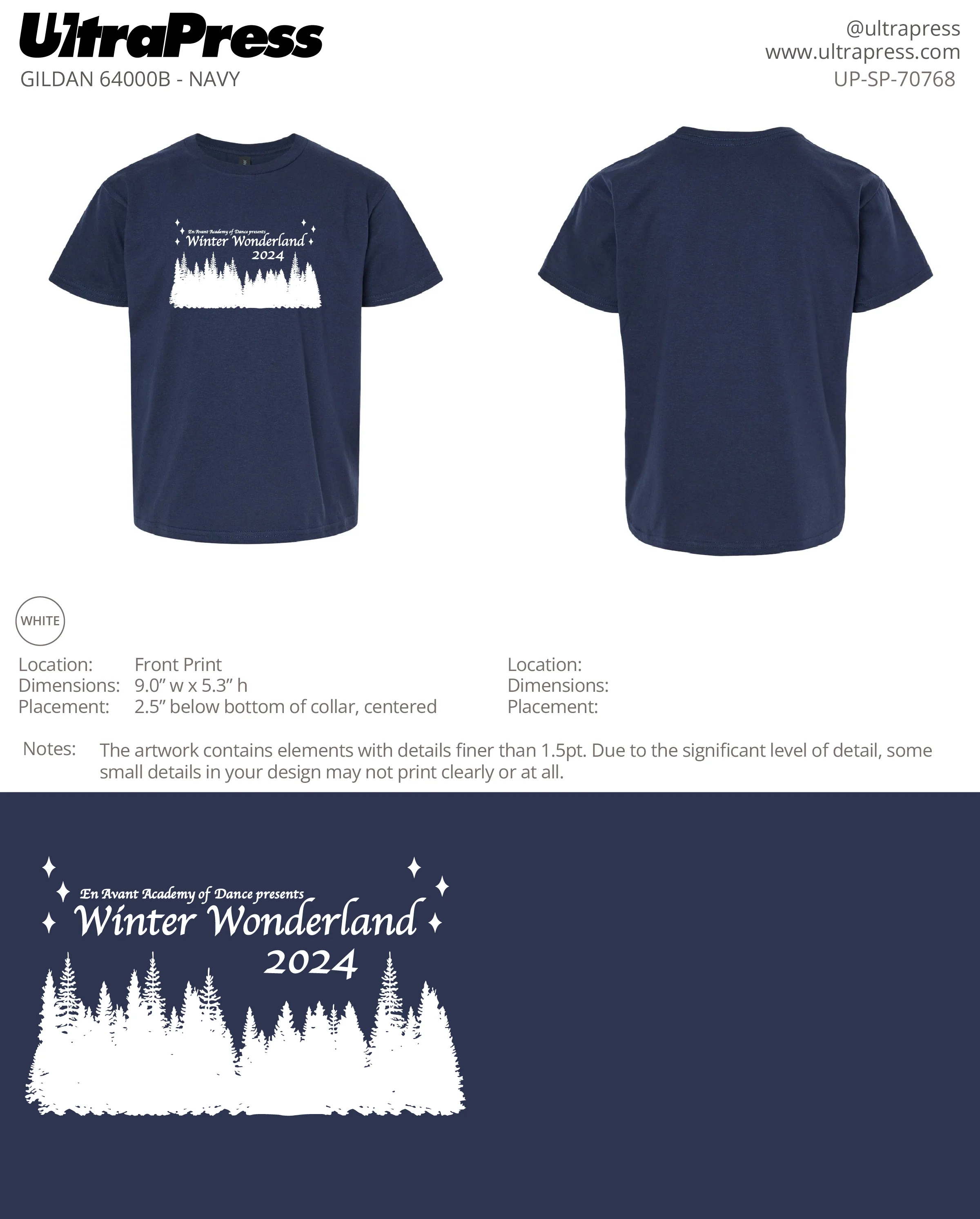 UP-SP-70768 Winter Wonderland - Briley Shanander 100 Min Qty (Bulk) - Image 3