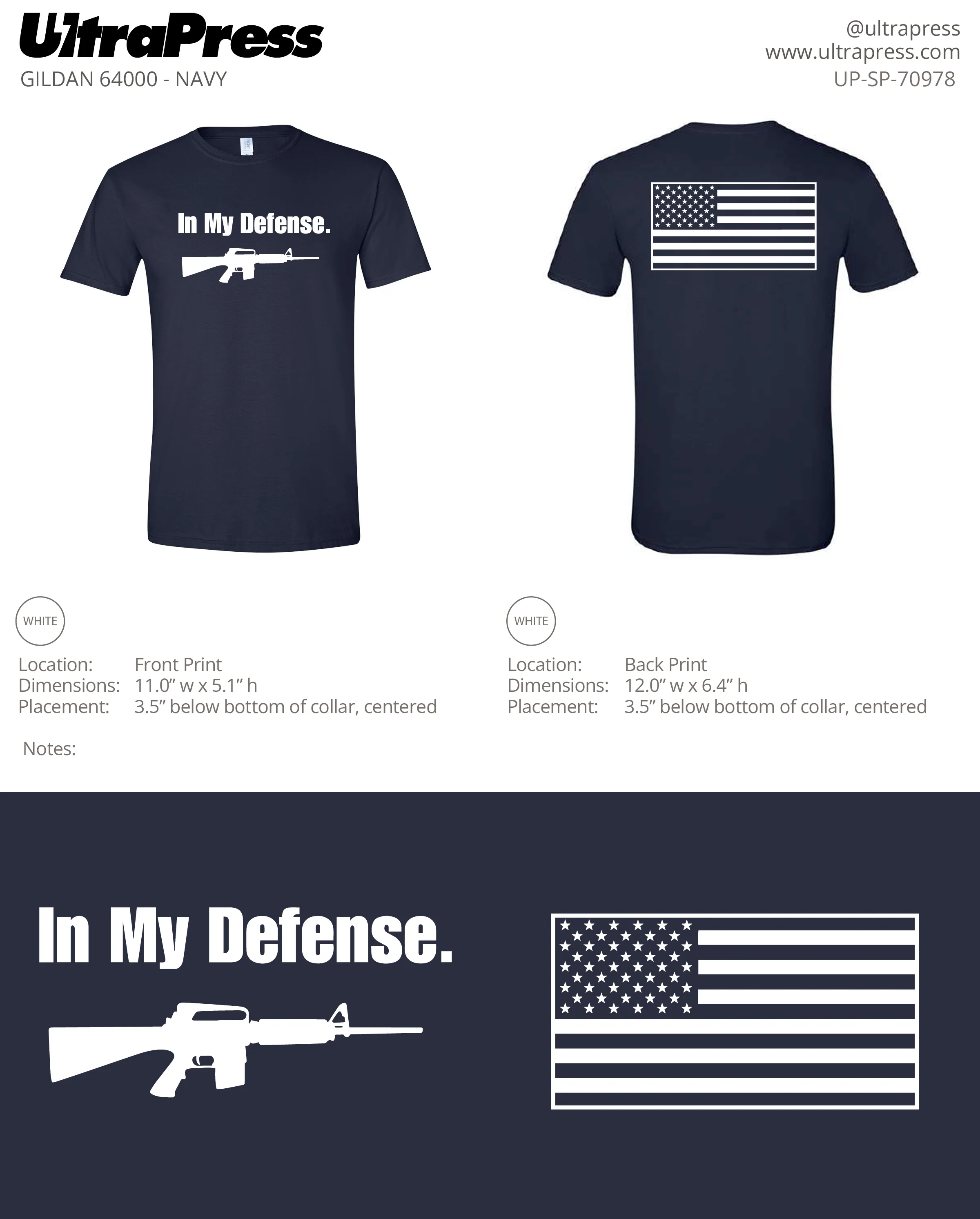 UP-SP-70978 In my Defense - Navy Johnson 100 Pieces Package (Bulk) - Image 2