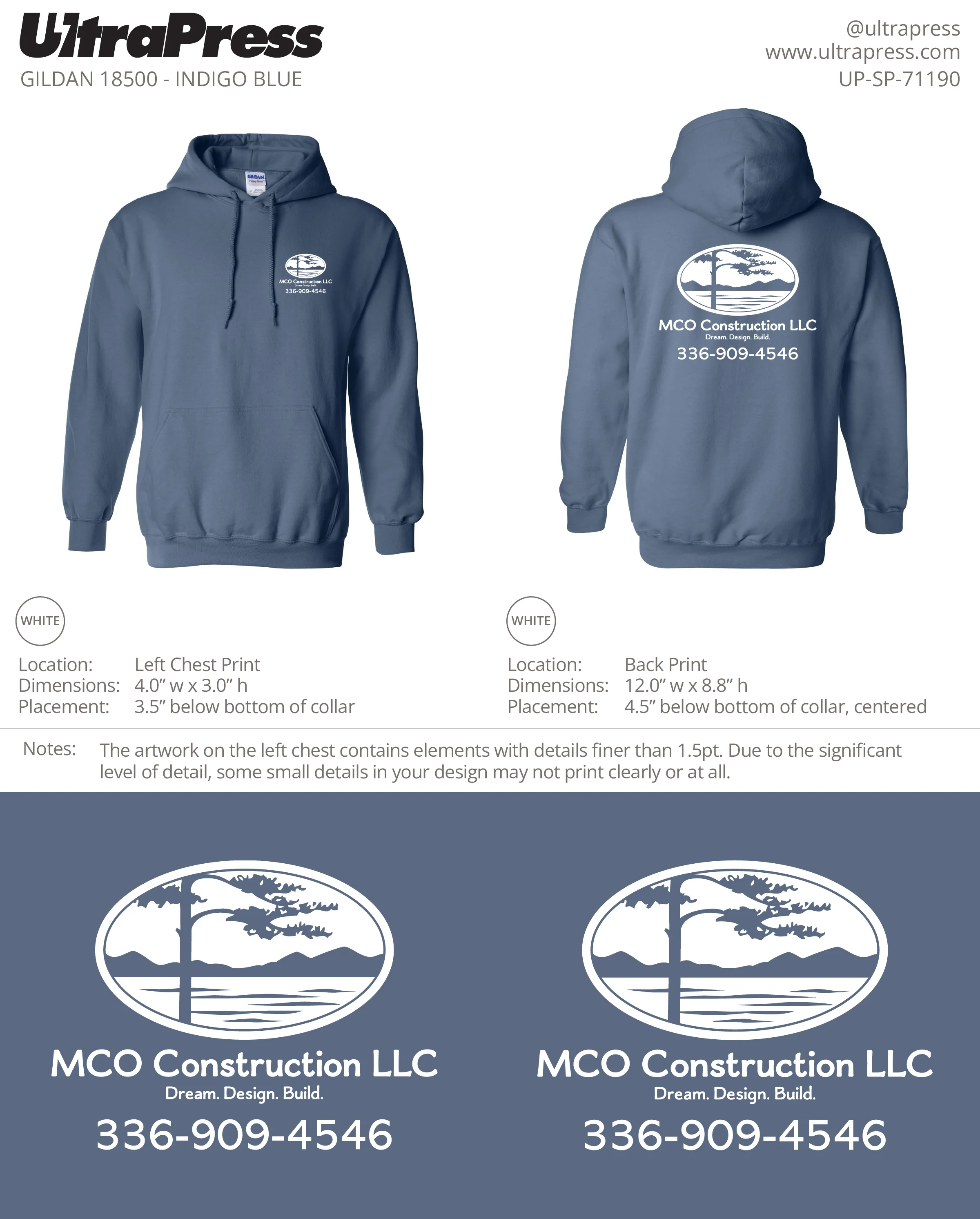UP-SP-71190 MCO Construction LLC - Cody Omara 24 Min Qty (Bulk) - Image 2