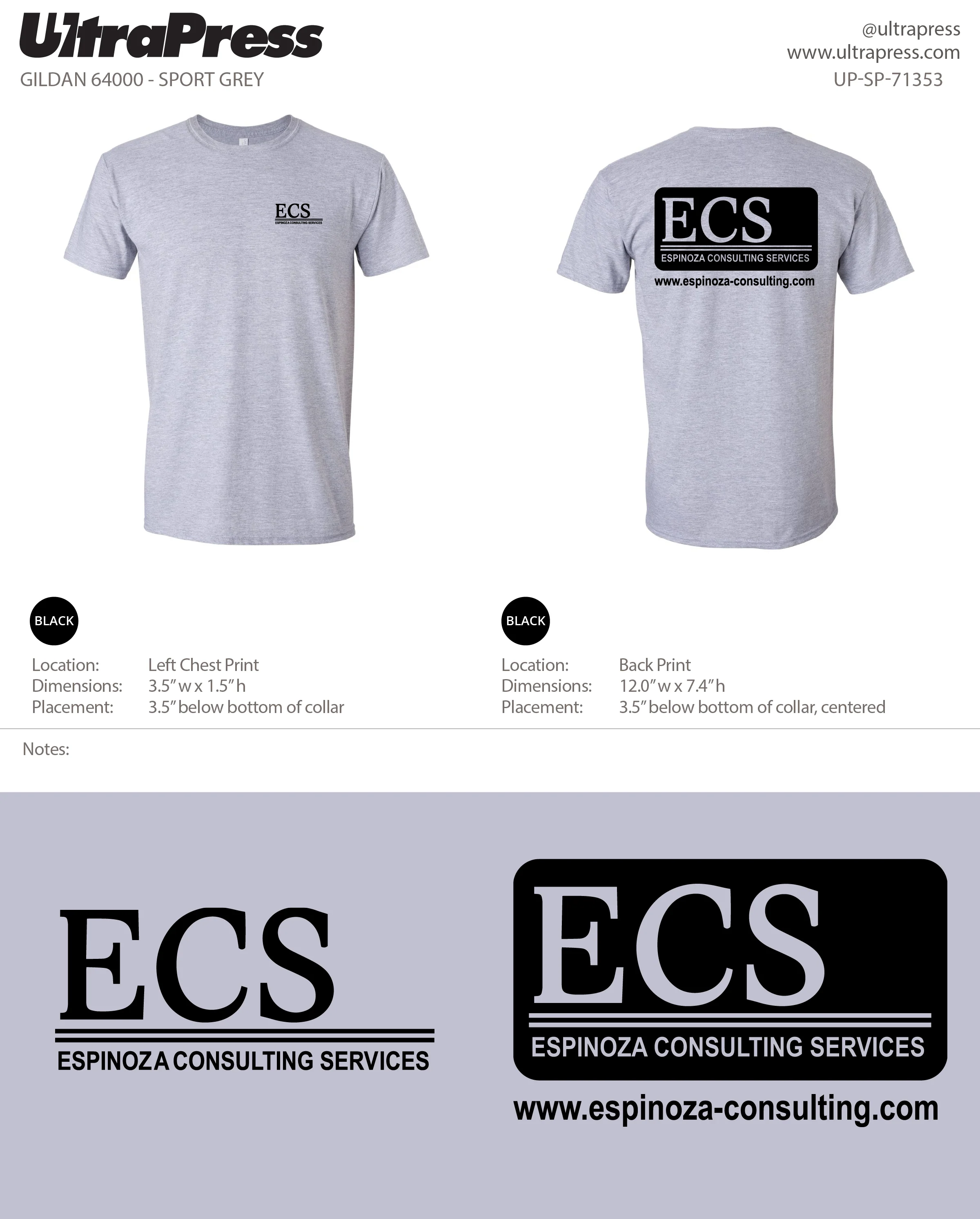 UP-SP-71353 ECS Logo - Dee Espinoza 100 Pieces Package (Bulk) - Image 2