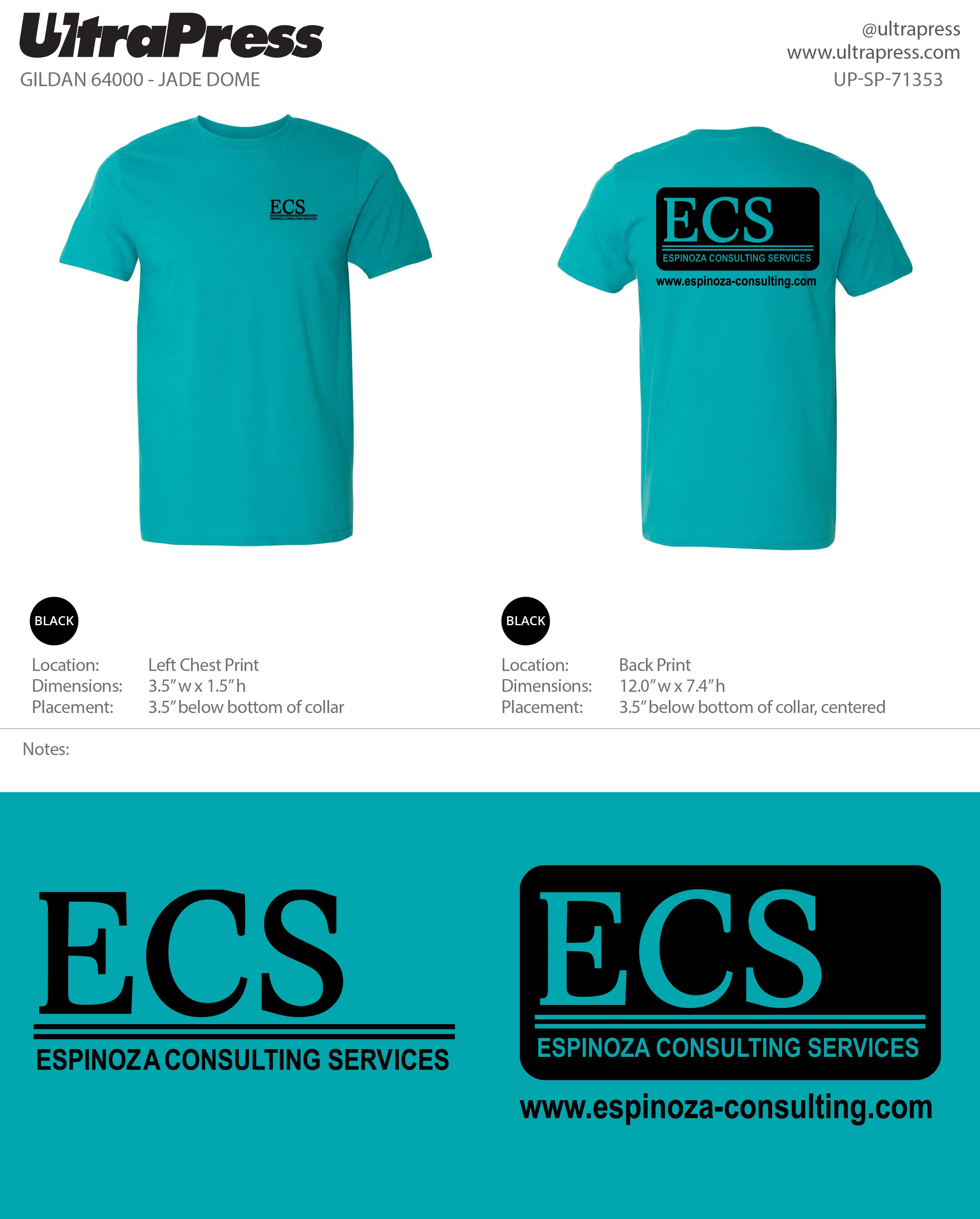 UP-SP-71353 ECS Logo - Dee Espinoza 100 Pieces Package (Bulk) - Image 3