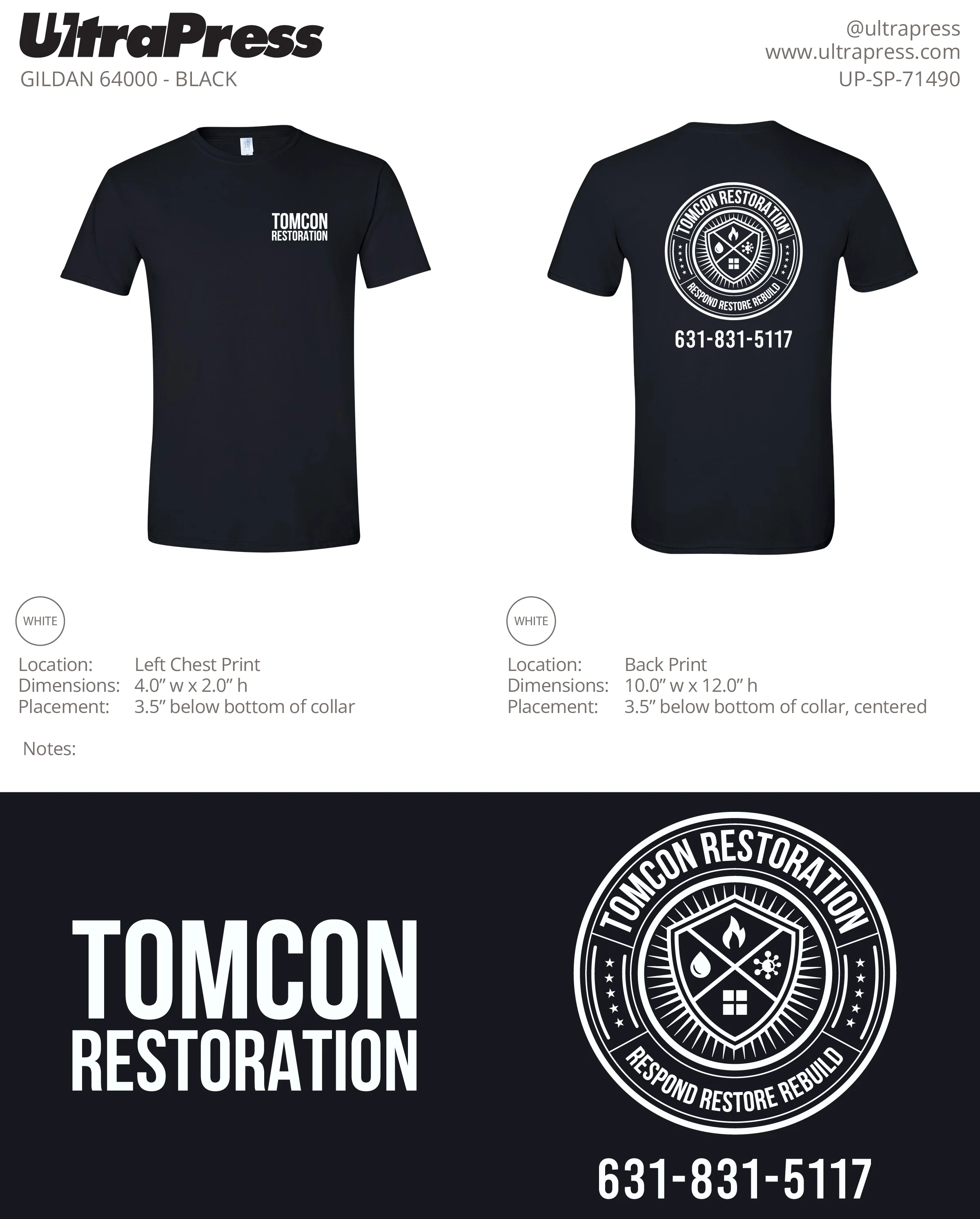 UP-SP-71490 Tomcon Restoration - Tom Conley 100 Pieces Package (Bulk)