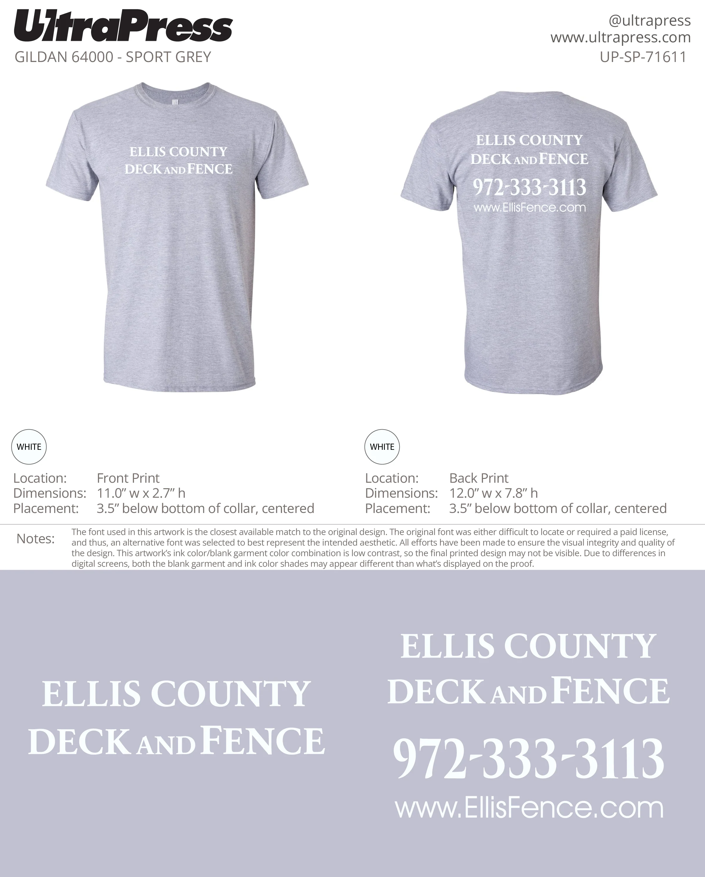 UP-SP-71611 Ellis County Deck & Fence - Robert Courtney (Bulk) - Image 2