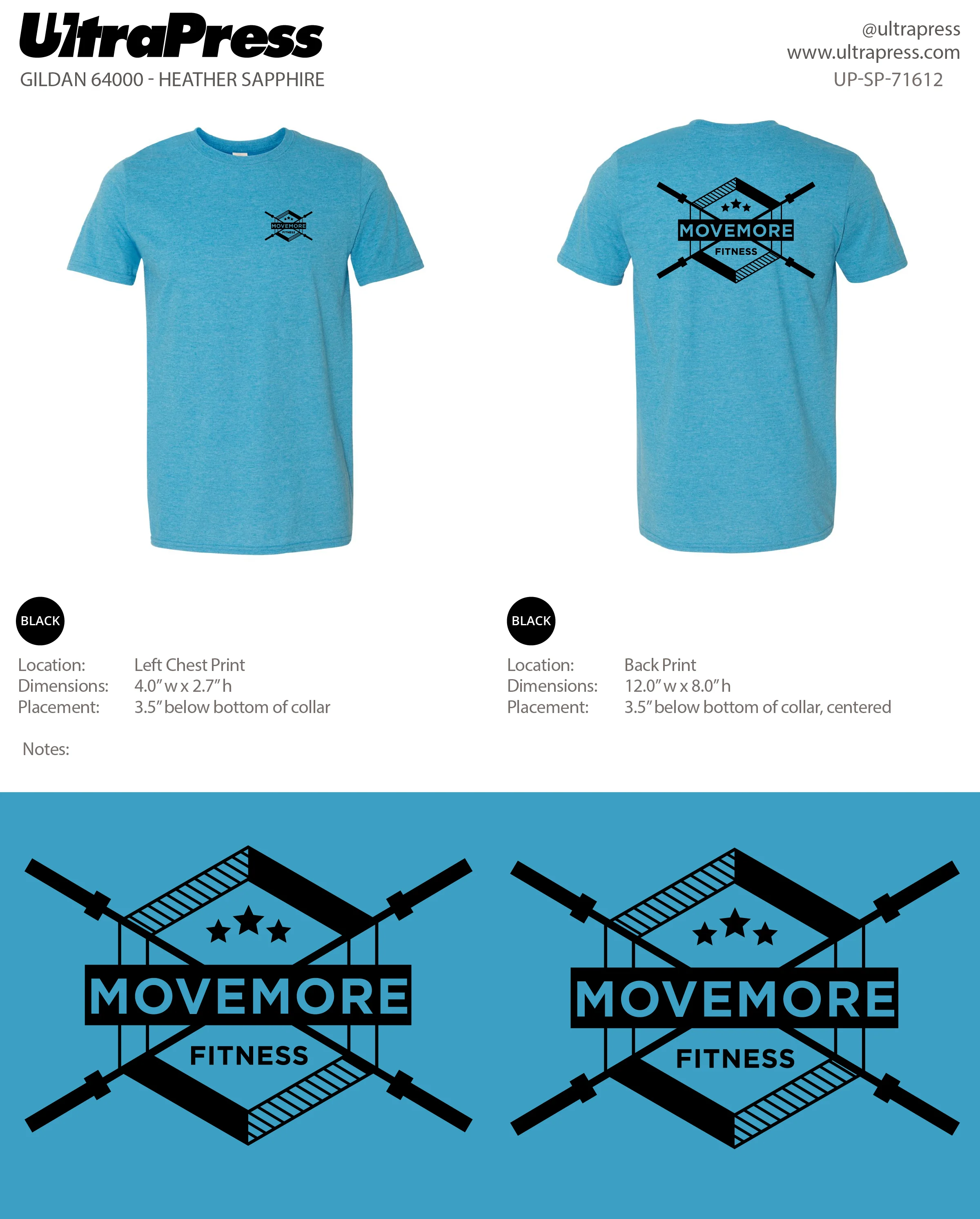 UP-SP-71612 Movemore Fitness - Matt Harlfinger 100 Pieces Package (Bulk)
