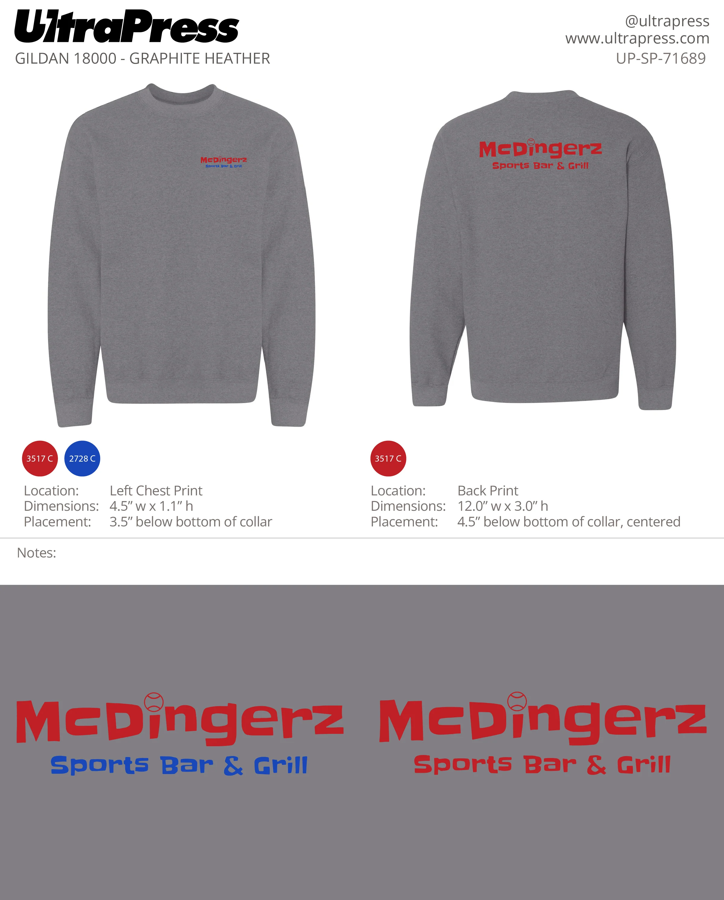 UP-SP-71689 Mcdingerz - James McKenney 50 Pieces Package (Bulk - Crewnecks) - Image 3