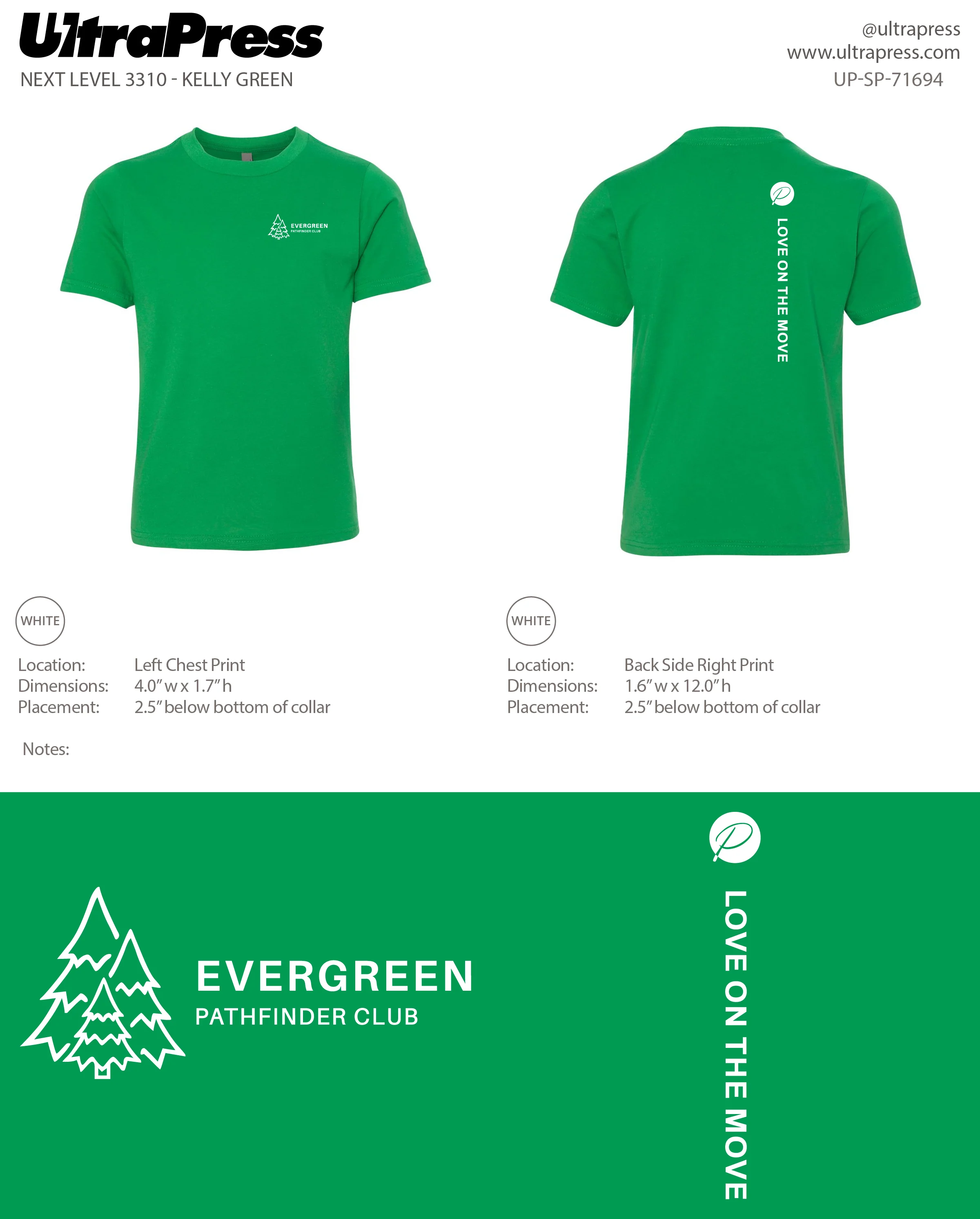 UP-SP-71694 Evergreen Pathfinder Club - Errol Prentice 95 Min Qty (Bulk)