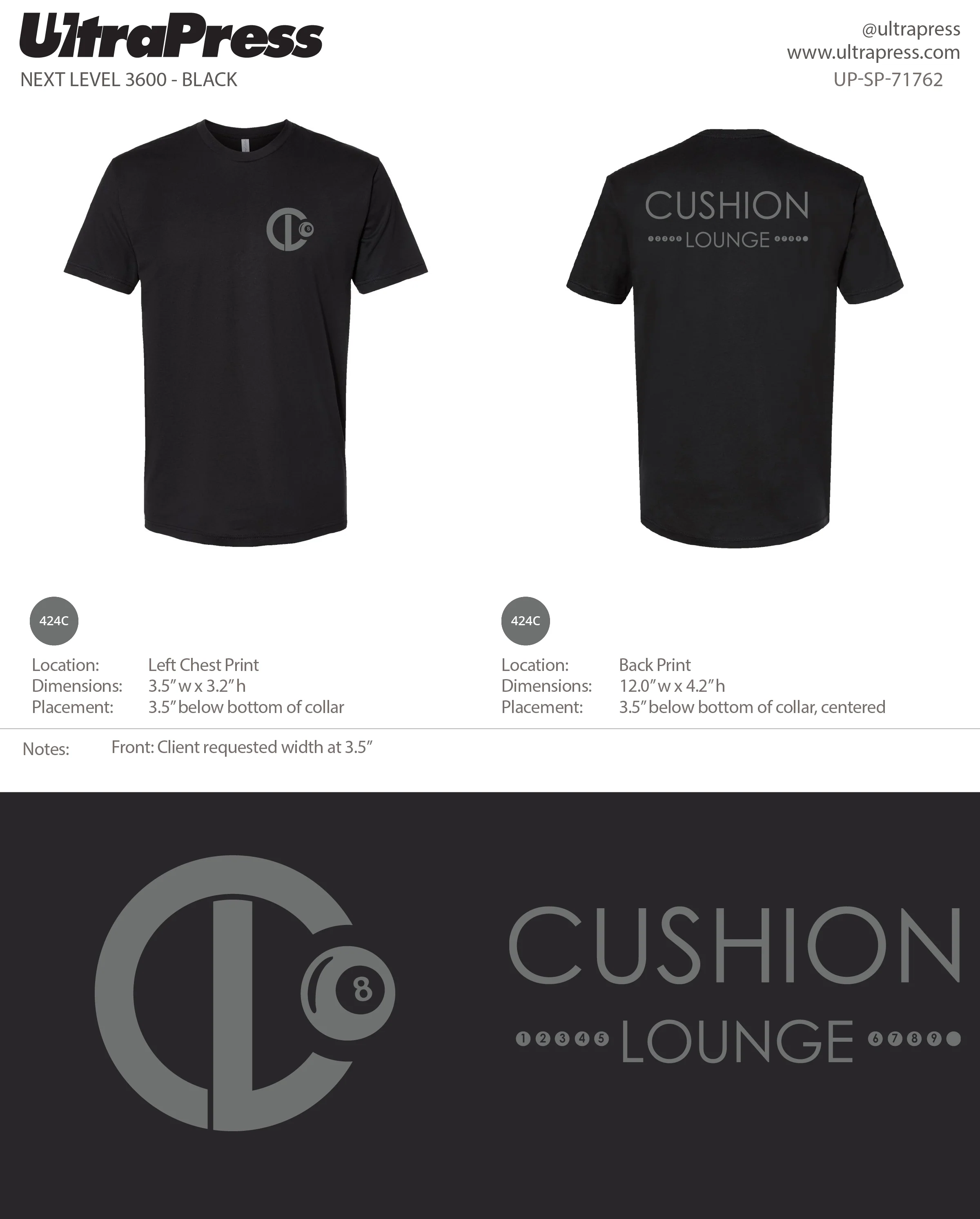 UP-SP-71762 Cushion Lounge - Justin Zuehlke 100 Pieces Package (Bulk)