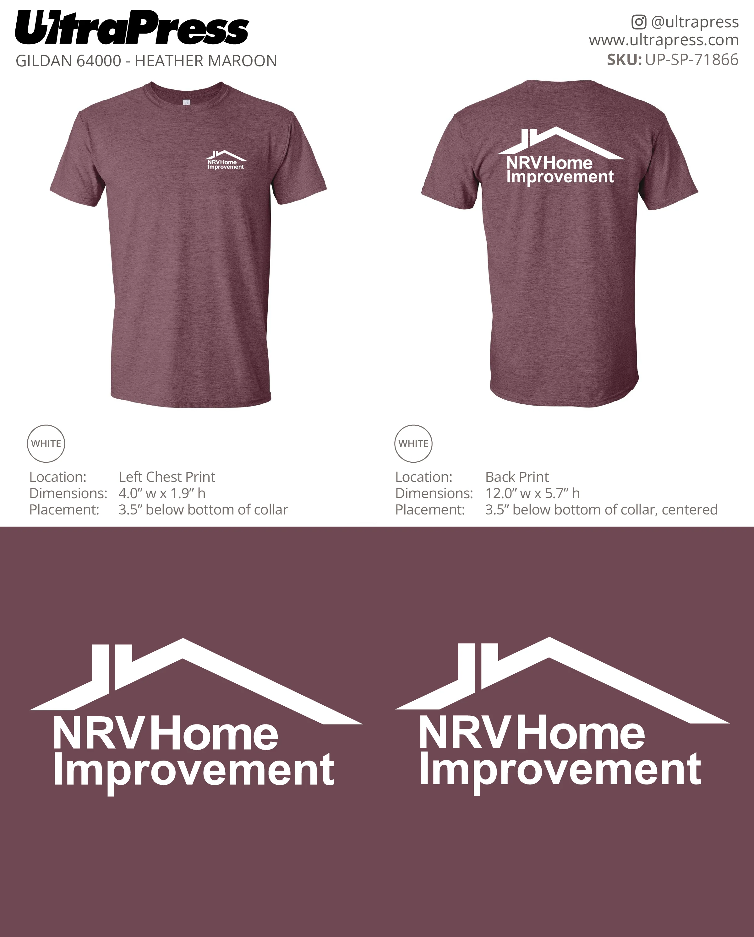 UP-SP-71866 NRV Home Improvement - Tanner Blankenship 100 Pieces Package (Bulk)