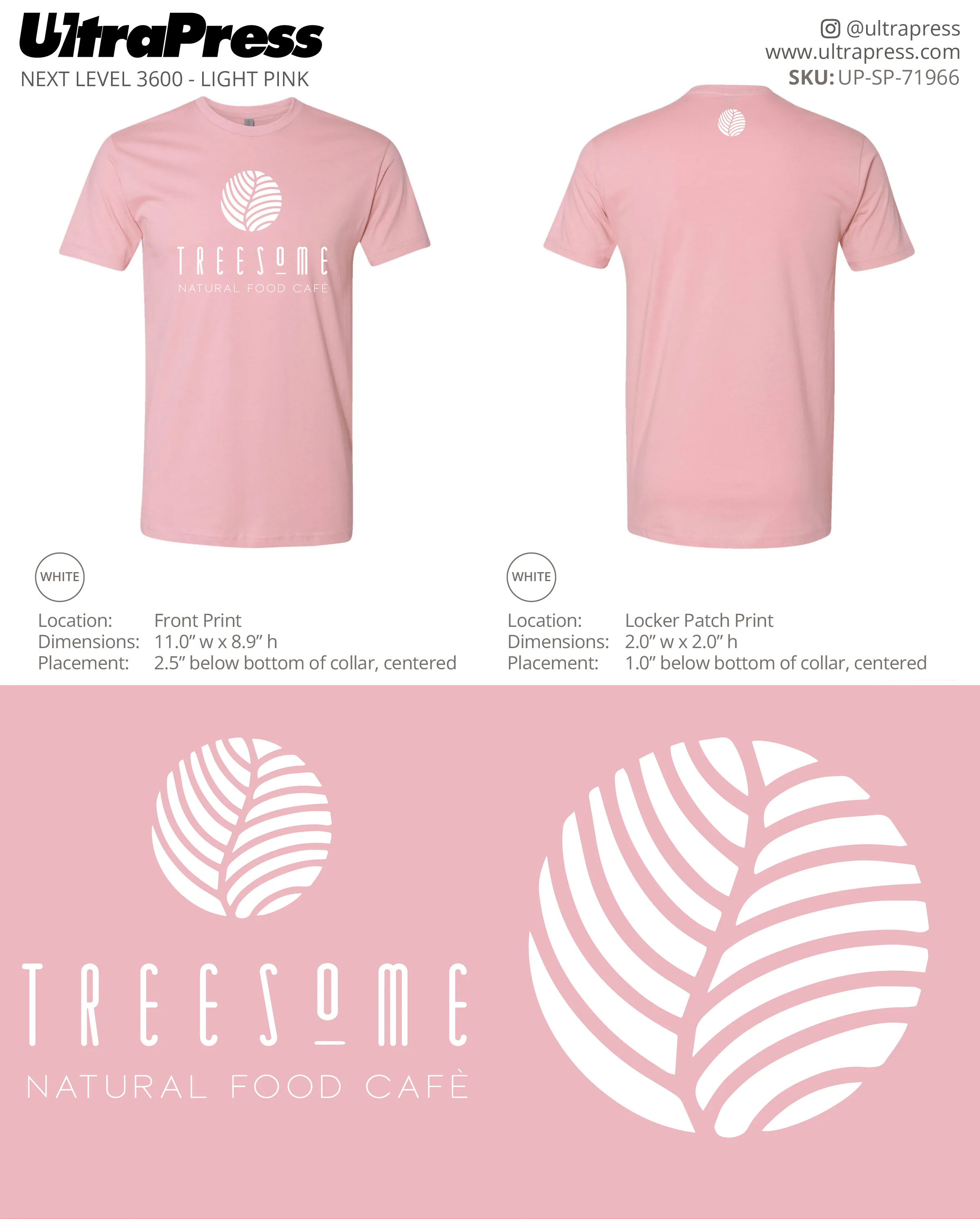 UP-SP-71966 Treesome Natural Food Cafe - Michael Lustigman 100 Min Qty Package (Bulk) - Image 2
