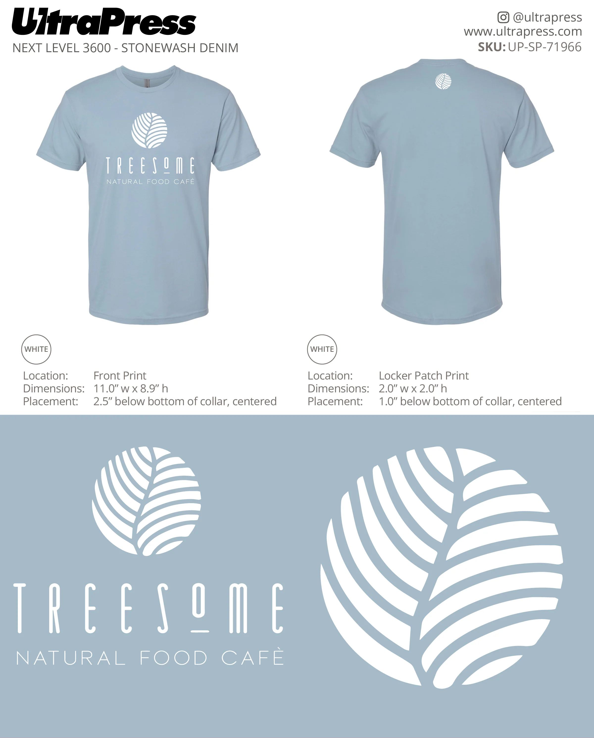 UP-SP-71966 Treesome Natural Food Cafe - Michael Lustigman 100 Min Qty Package (Bulk) - Image 3