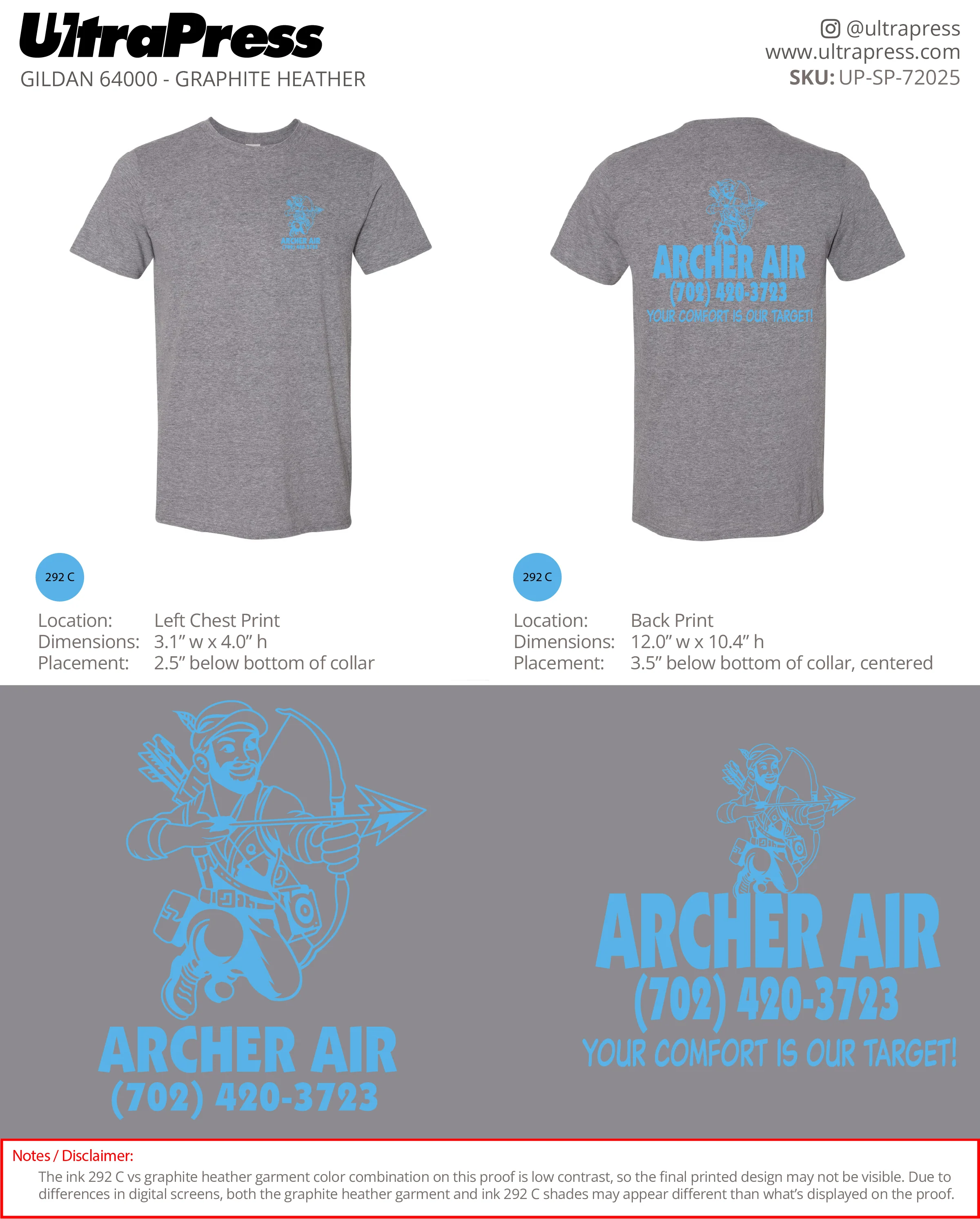 UP-SP-72025 Archer Air - Archie Landreman 124 Min Qty (Bulk) - Image 2