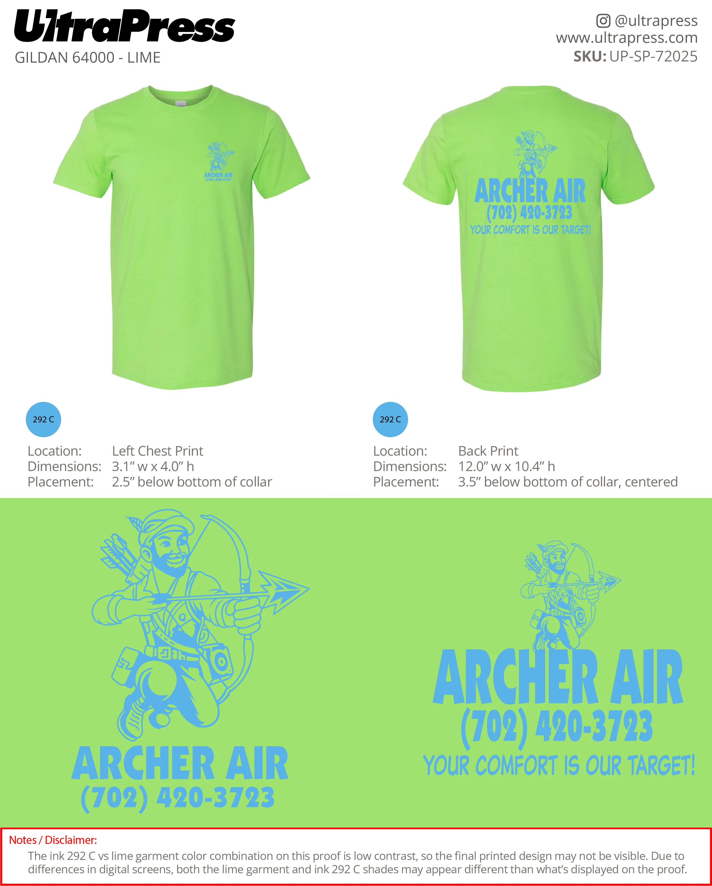 UP-SP-72025 Archer Air - Archie Landreman 124 Min Qty (Bulk) - Image 3