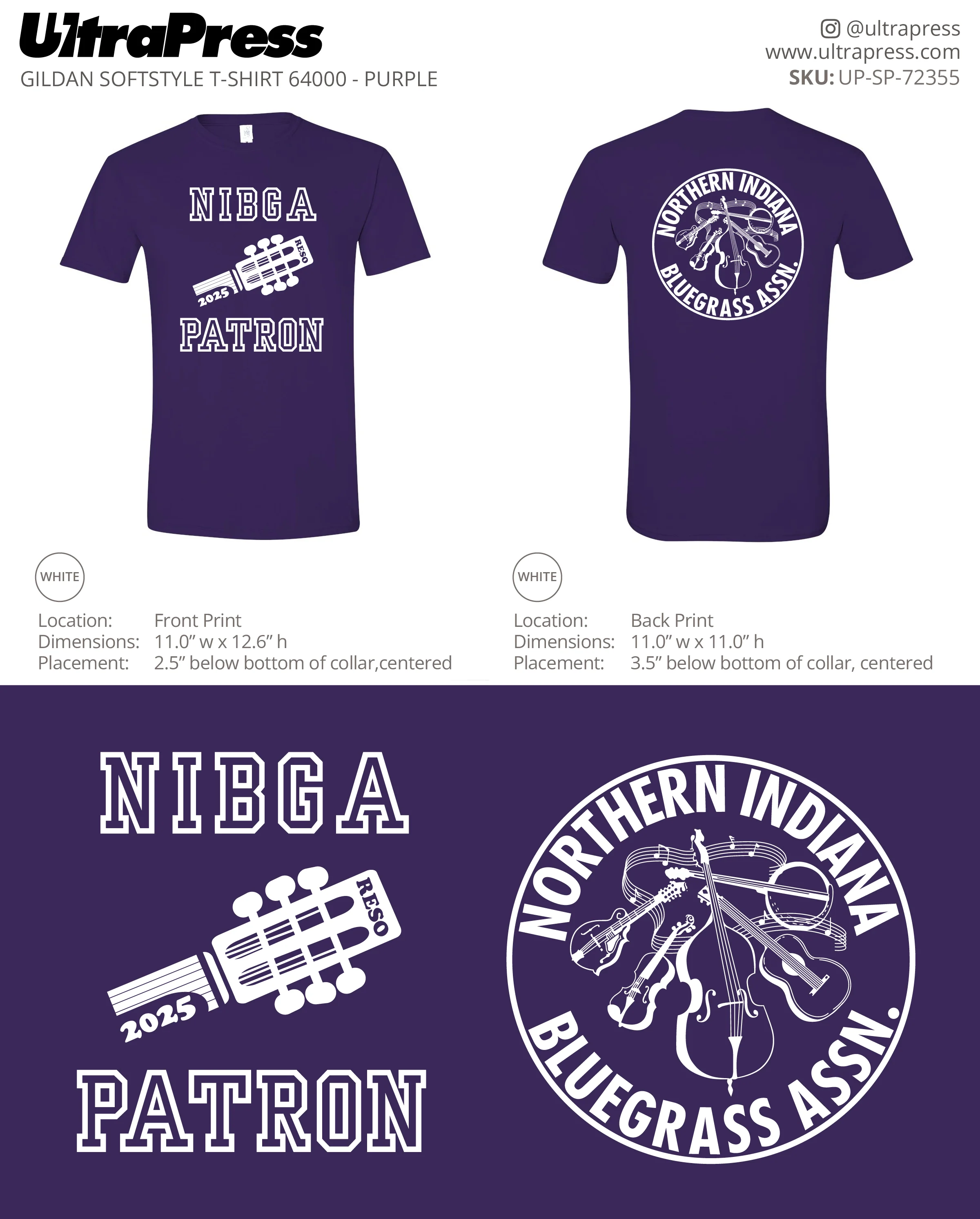 UP-SP-72355 Nibga Patron 2025 - Chris 100 Pieces Package (Bulk)