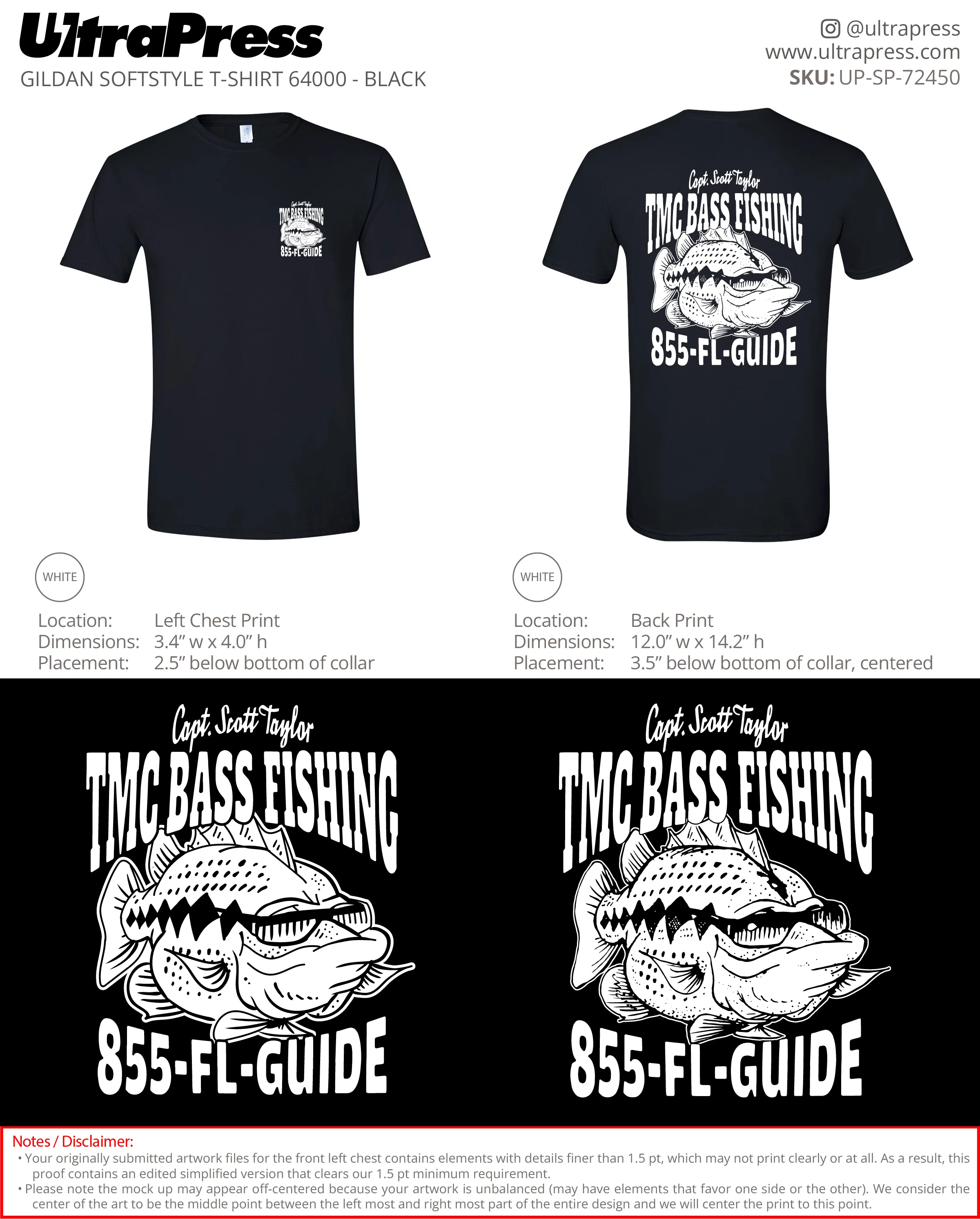 UP-SP-72450 TMC Bass Fishing - Scott Taylor 24 Min Qty (Bulk) - Image 2