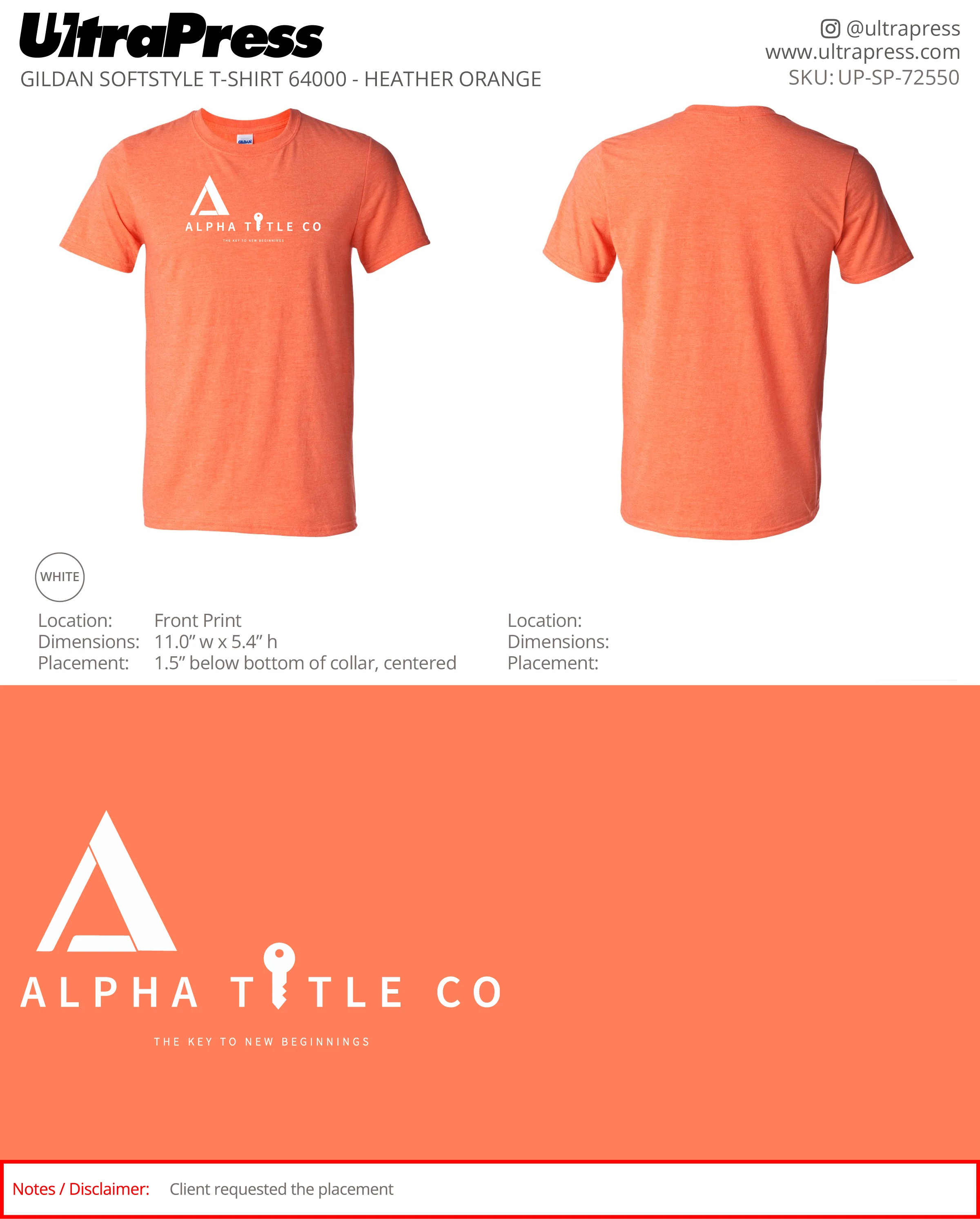 UP-SP-72550 Alpha Title Co. - Kenneth Price 100 Pieces Package (Bulk)