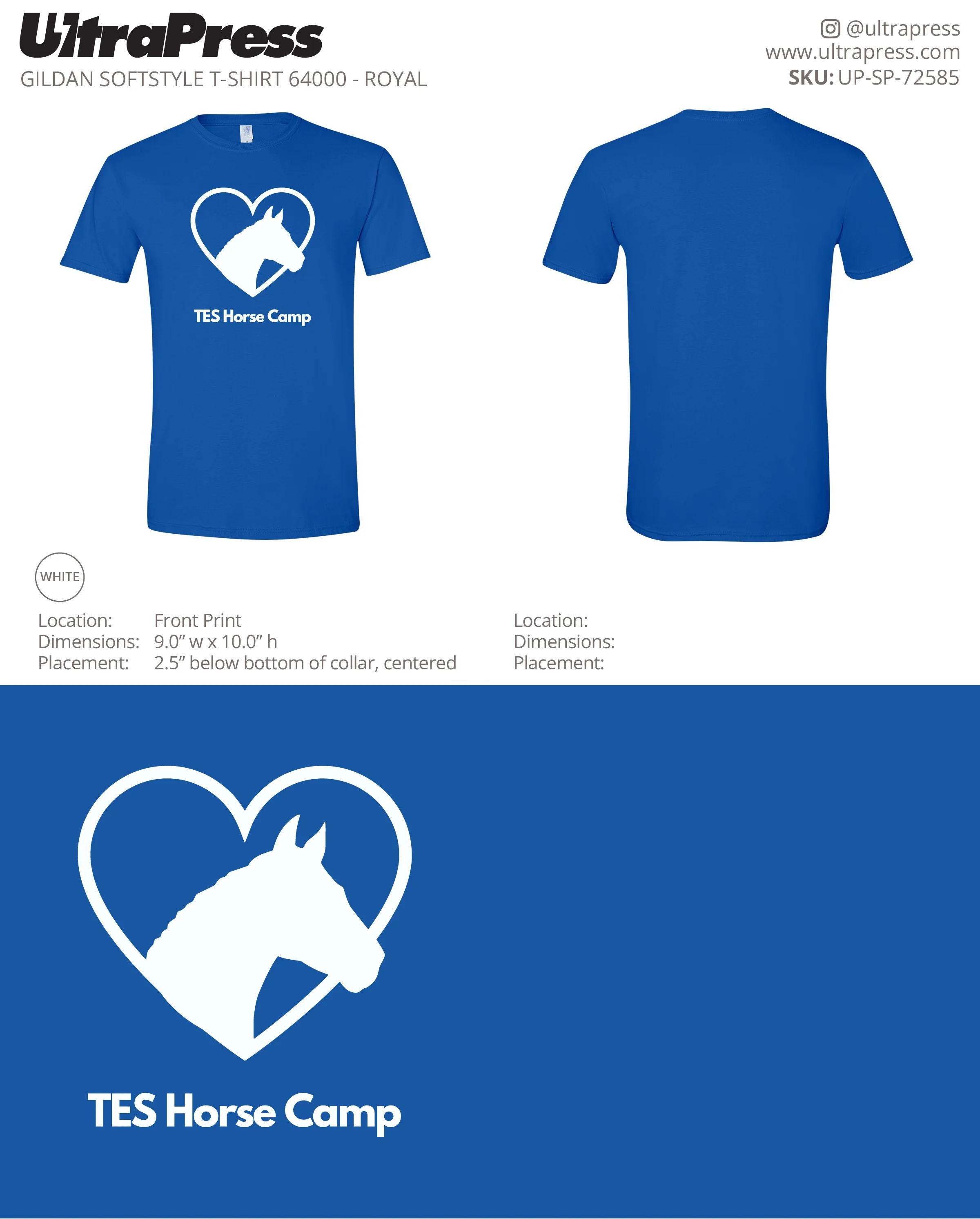 UP-SP-72585 Horse Camp Shirts - Tori English 100 Min Qty (Bulk) - Image 2