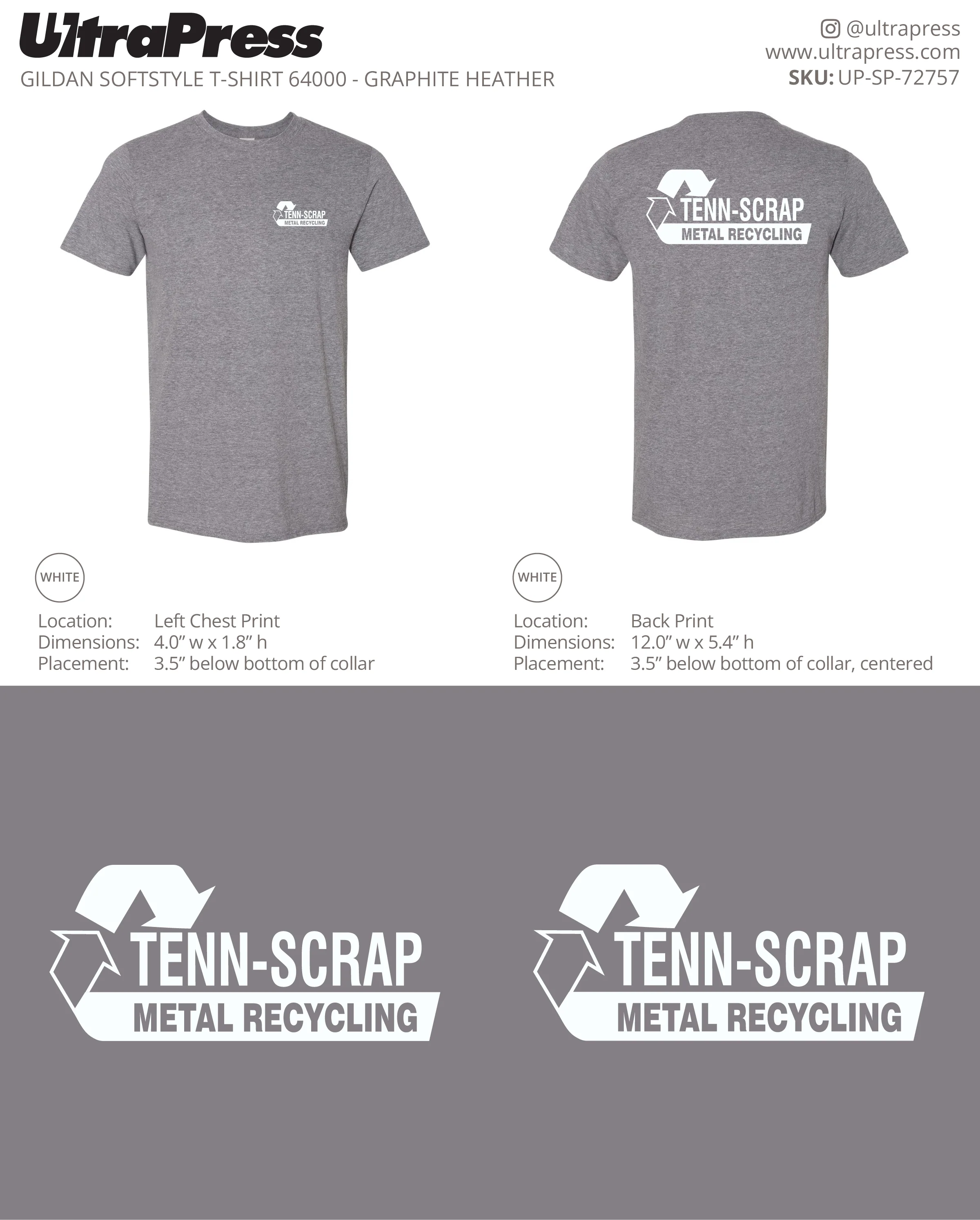 UP-SP-72757 Tenn Scrap - Ben Taylor  100 Pieces Package (Bulk) - Image 2
